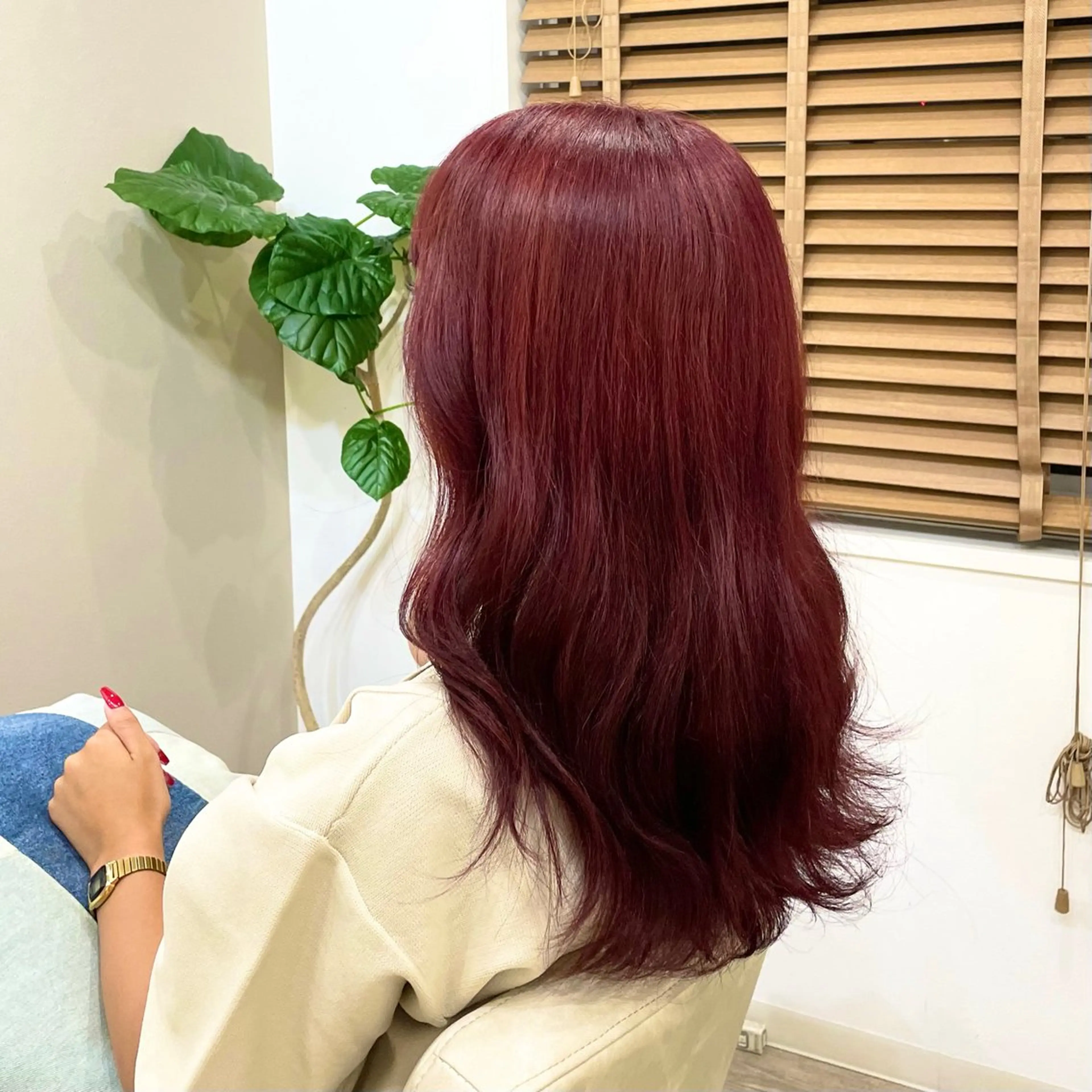 セミロング カラー 関野 大悟のヘアスタイル