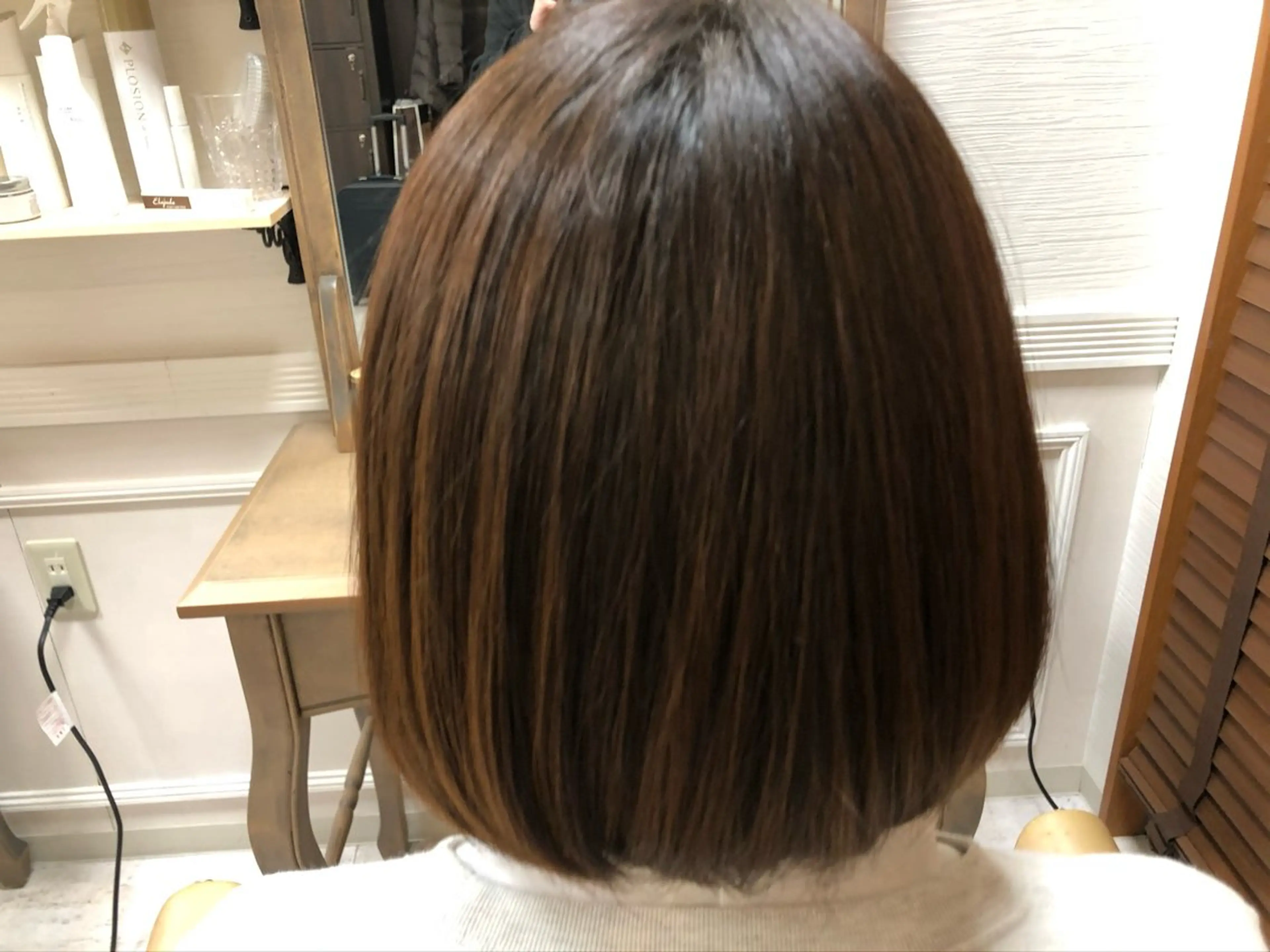 ミディアム 髪質改善 トリートメント カット トリートメント 山下 亮介のヘアスタイル