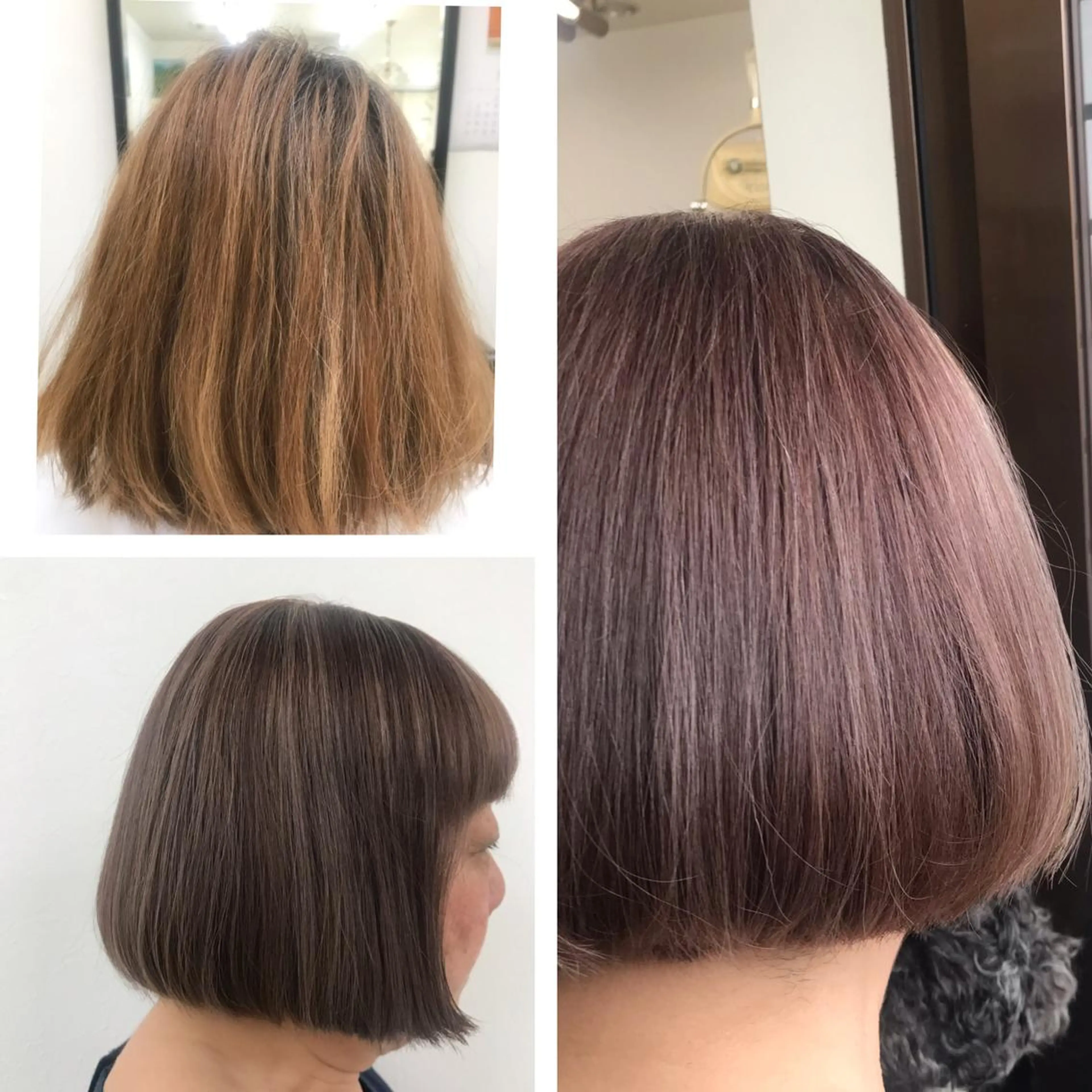 ミディアム カラー HBLディプロマ所有 AZUSAのヘアスタイル