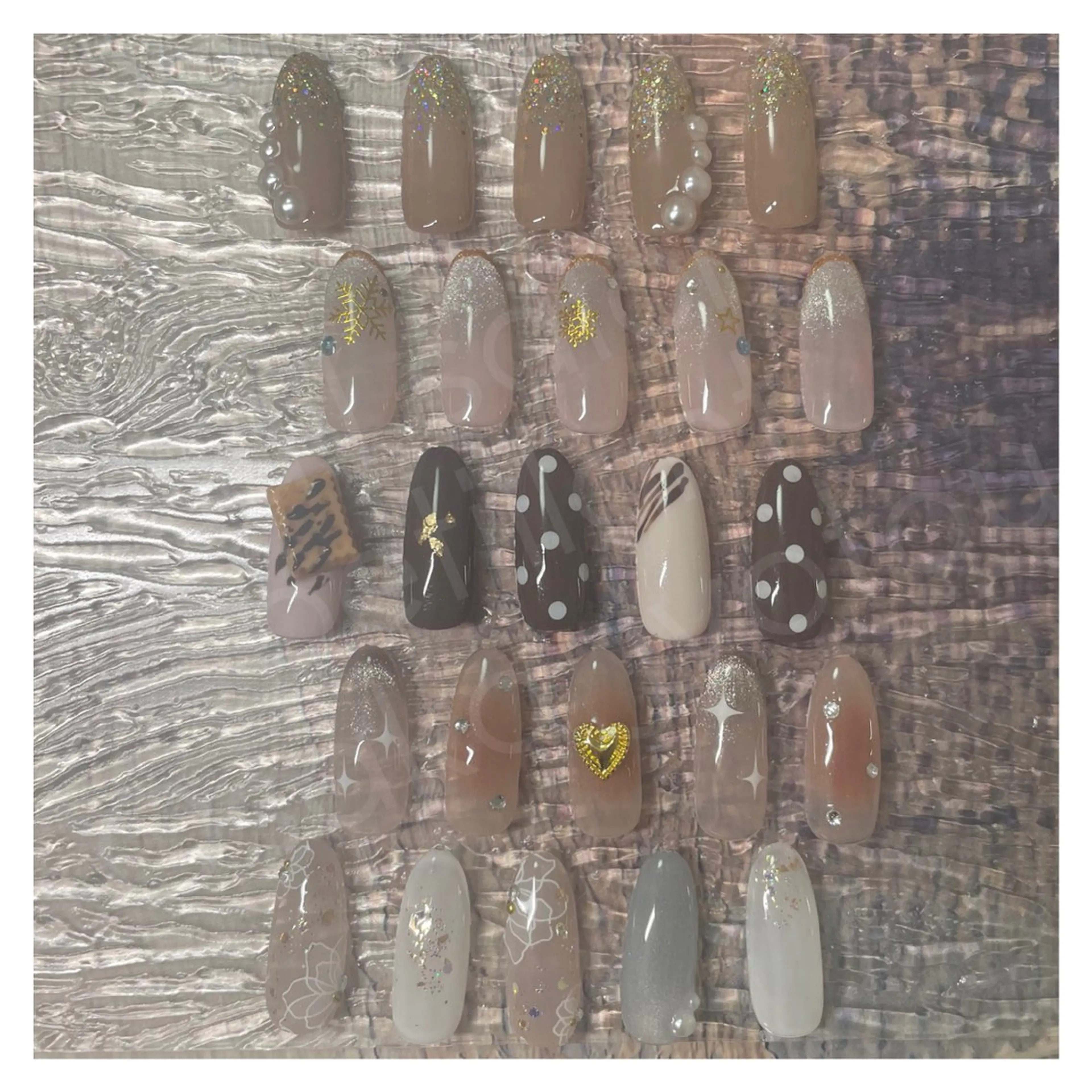 ネイル マットネイル バレンタイン nail salon petillantのネイルデザイン