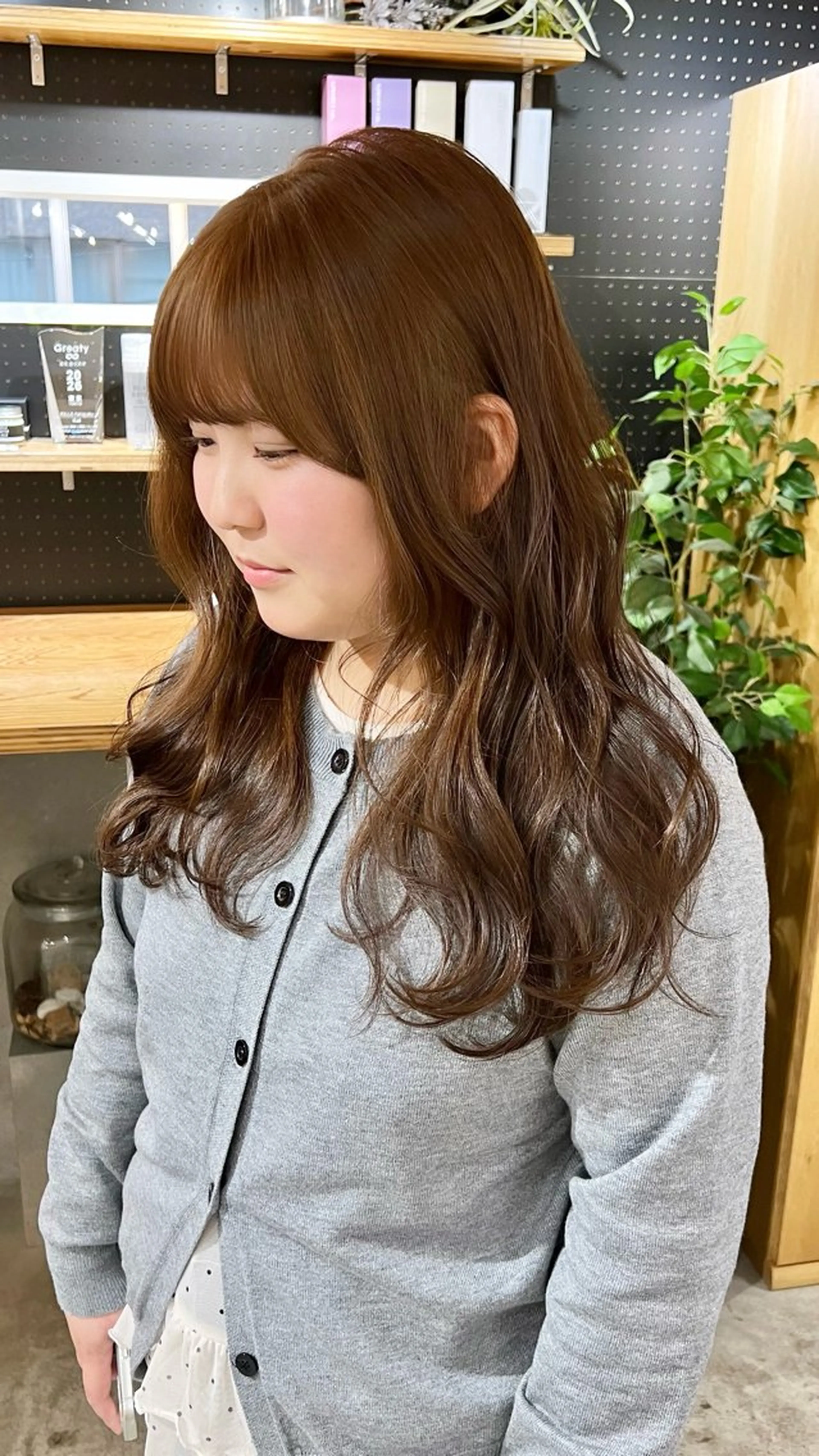 ロング ヘアカラー 暖色カラー/レイヤー カット☁️MEI☁️のヘアスタイル