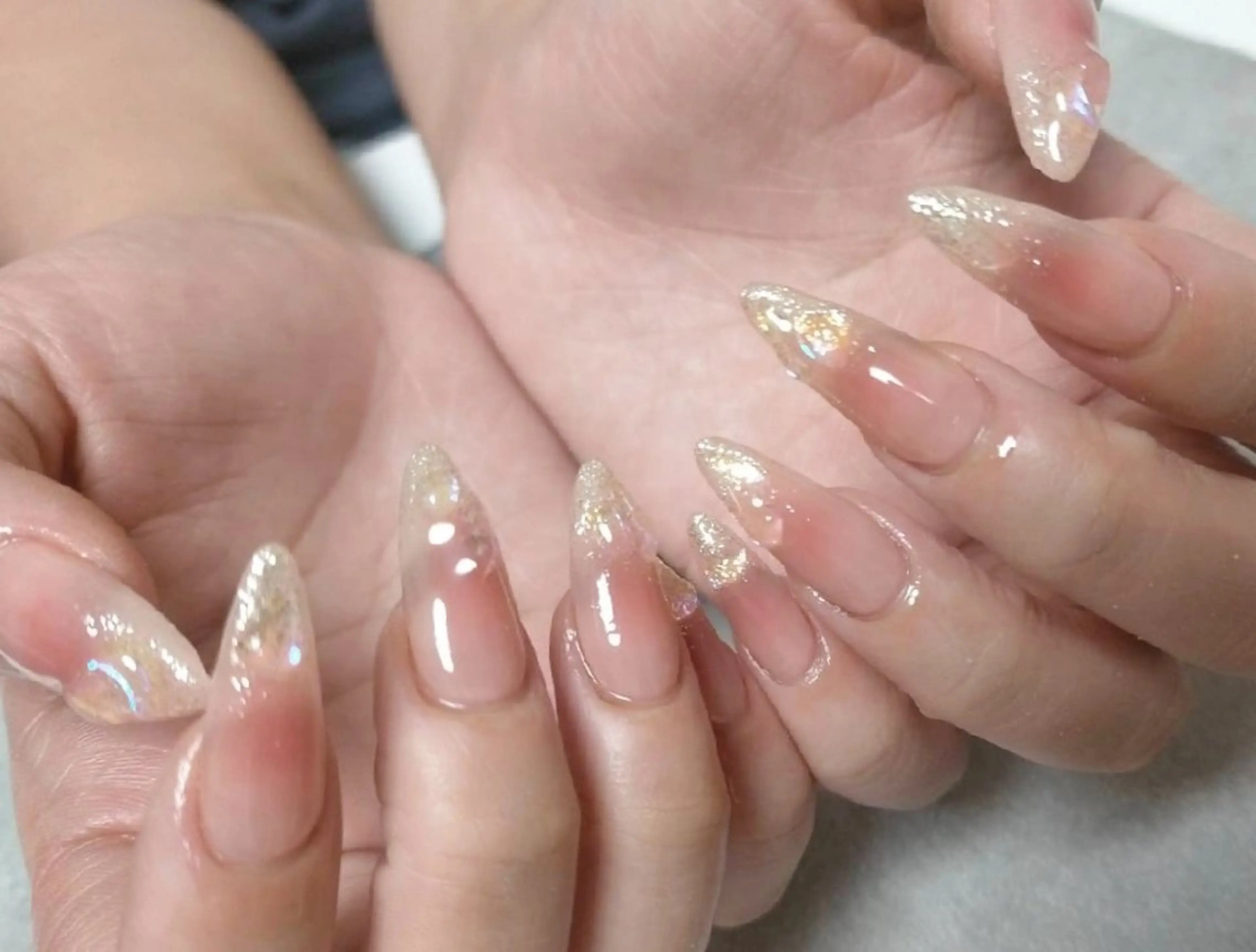 ネイル yu-a  スカルプ ネイルakiのネイルデザイン