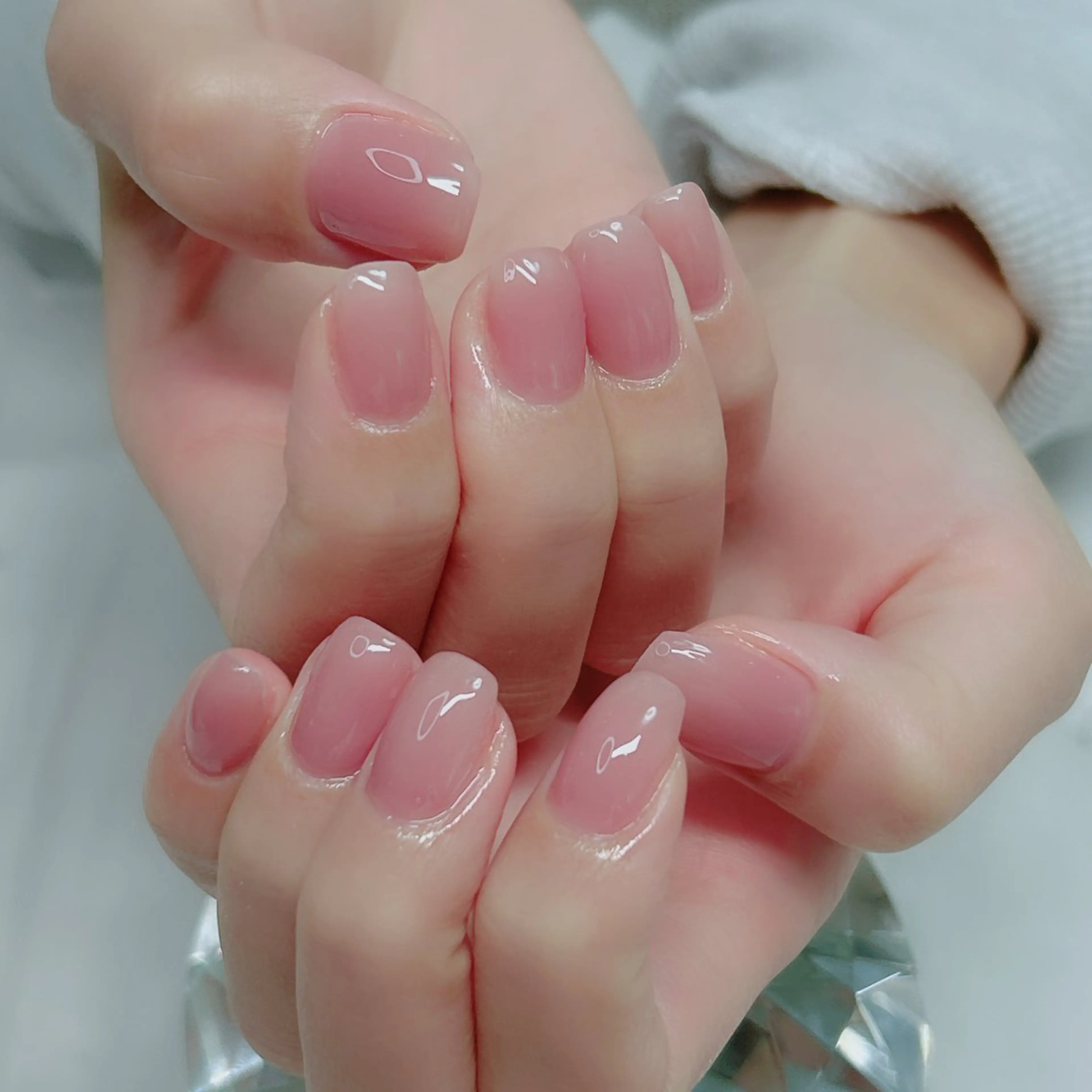 ネイル アートネイル フレンチネイル ジェルネイル ゴールド グラデーション ハンドネイル Cute Tips nailのネイルデザイン