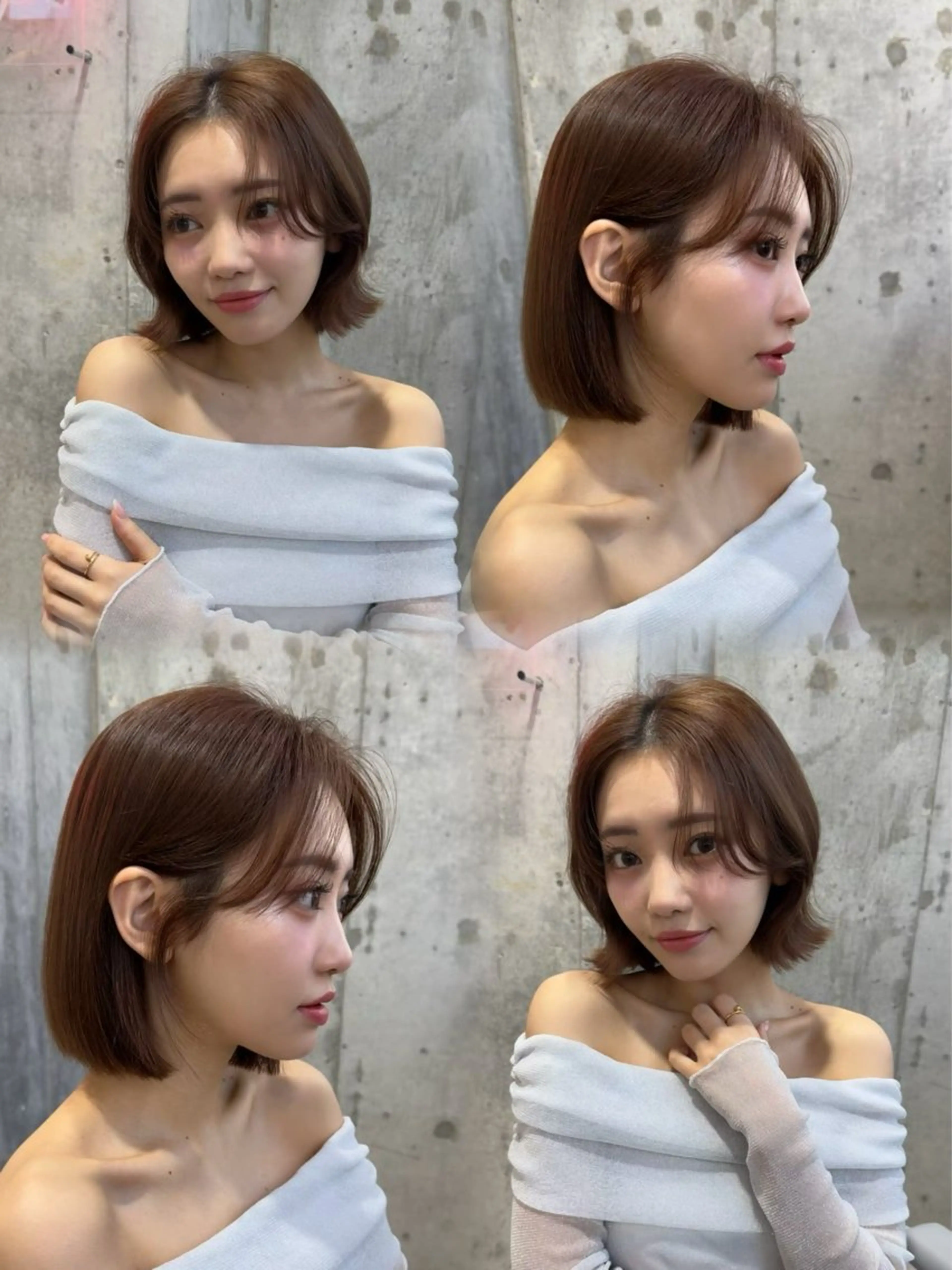 ショート ボブ 新宿/韓国ヘア kurea🎀のヘアスタイル