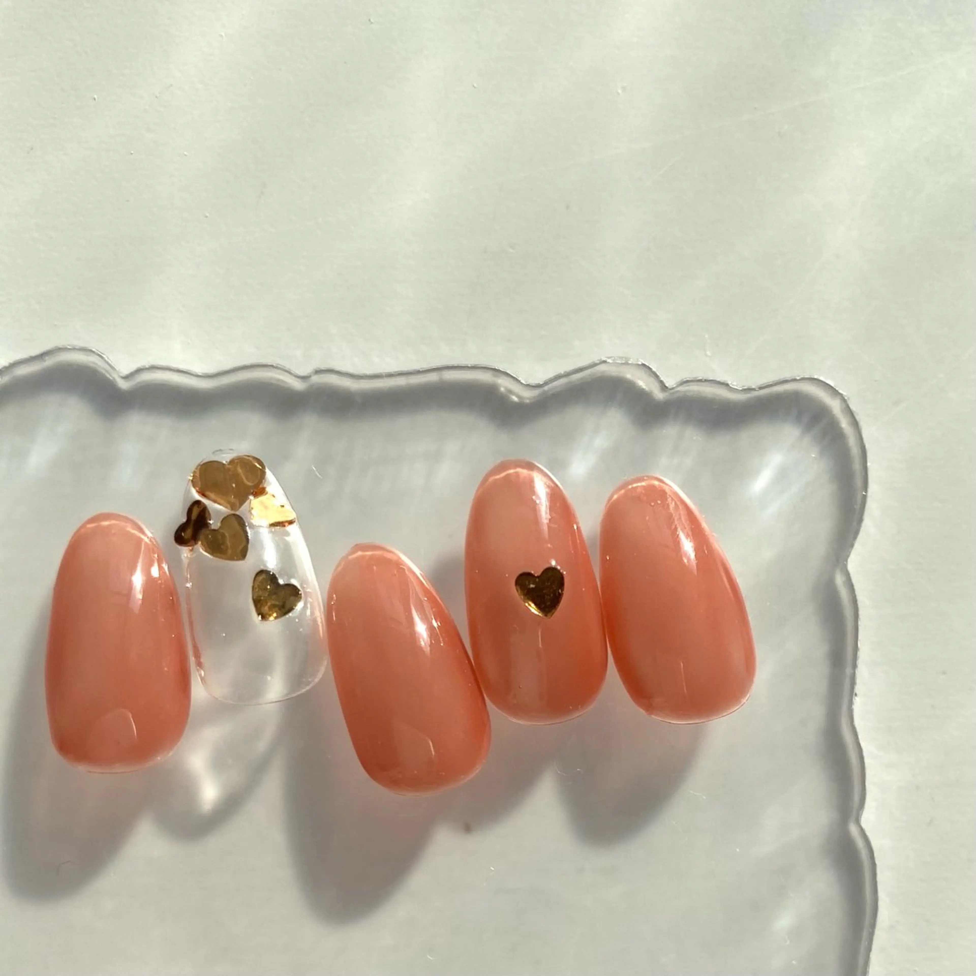 ネイル ハート バレンタイン Aoi💅🏻 表参道のネイルデザイン