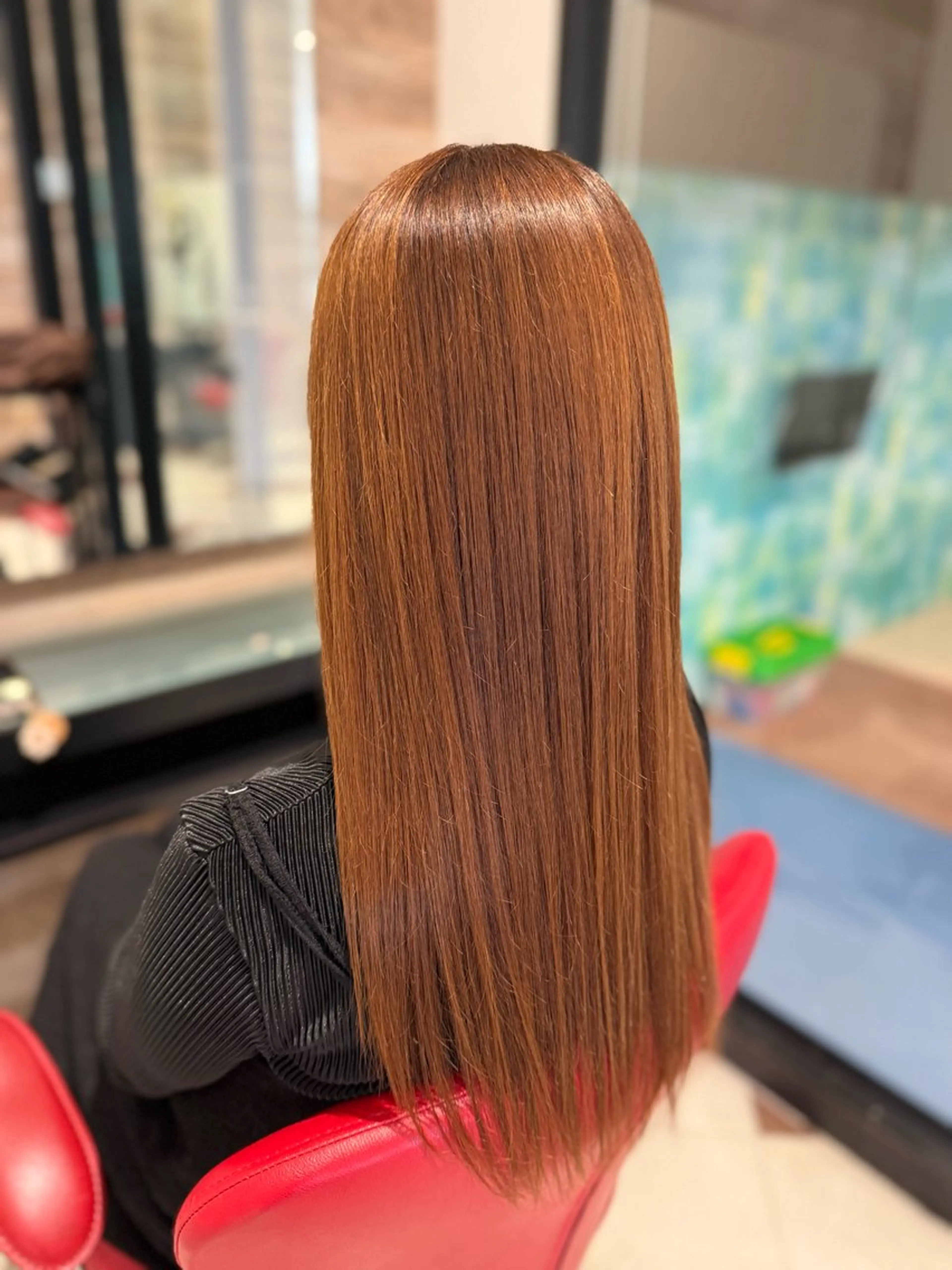 カット、縮毛、トリートメントの写真