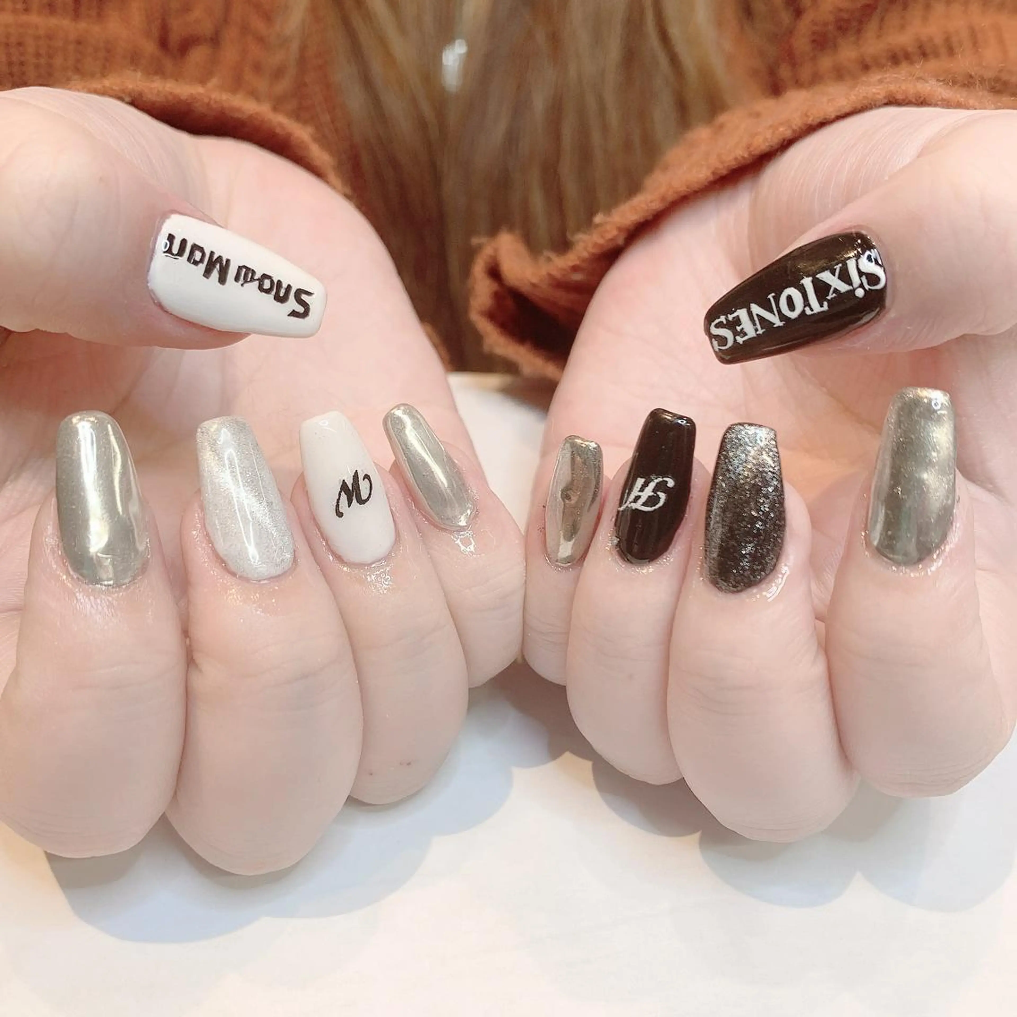 ネイル アートネイル 持ち込み スカルプネイル シンプルネイル ハンドネイル フットネイル Adite nailのネイルデザイン