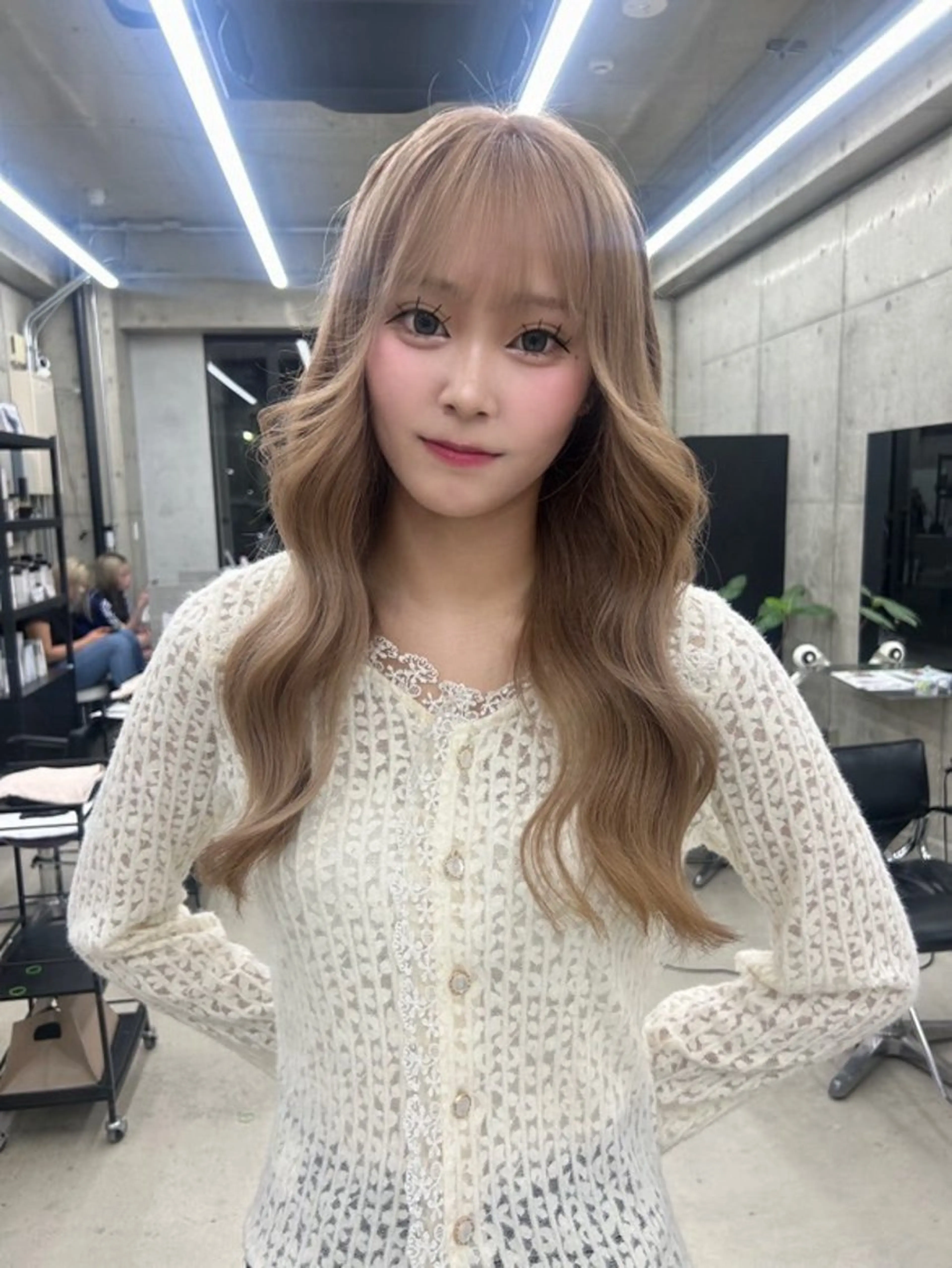 ロング 福田 彩心のヘアスタイル