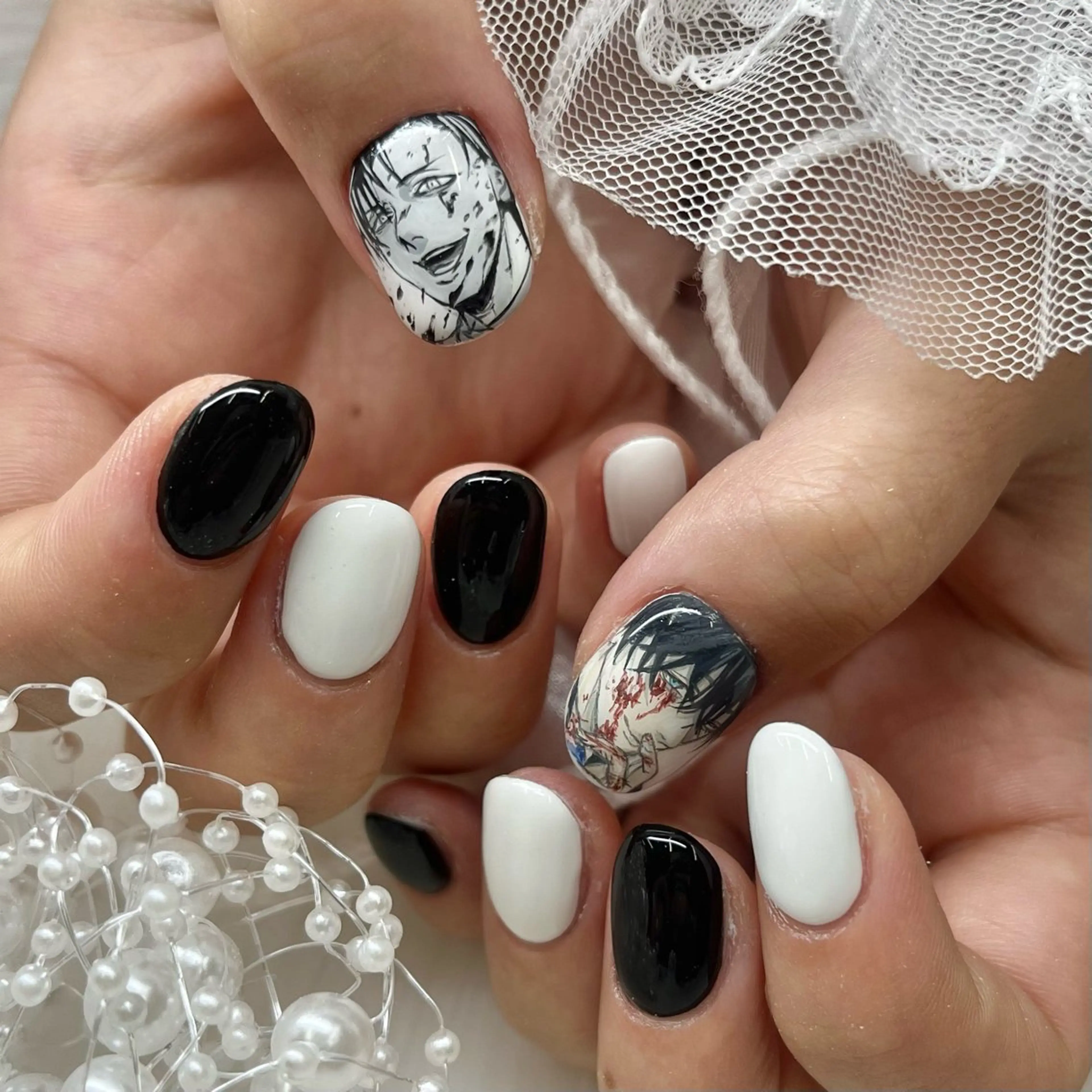 ネイル ハンドネイル 池袋痛ネイル Nok. 渡辺のネイルデザイン