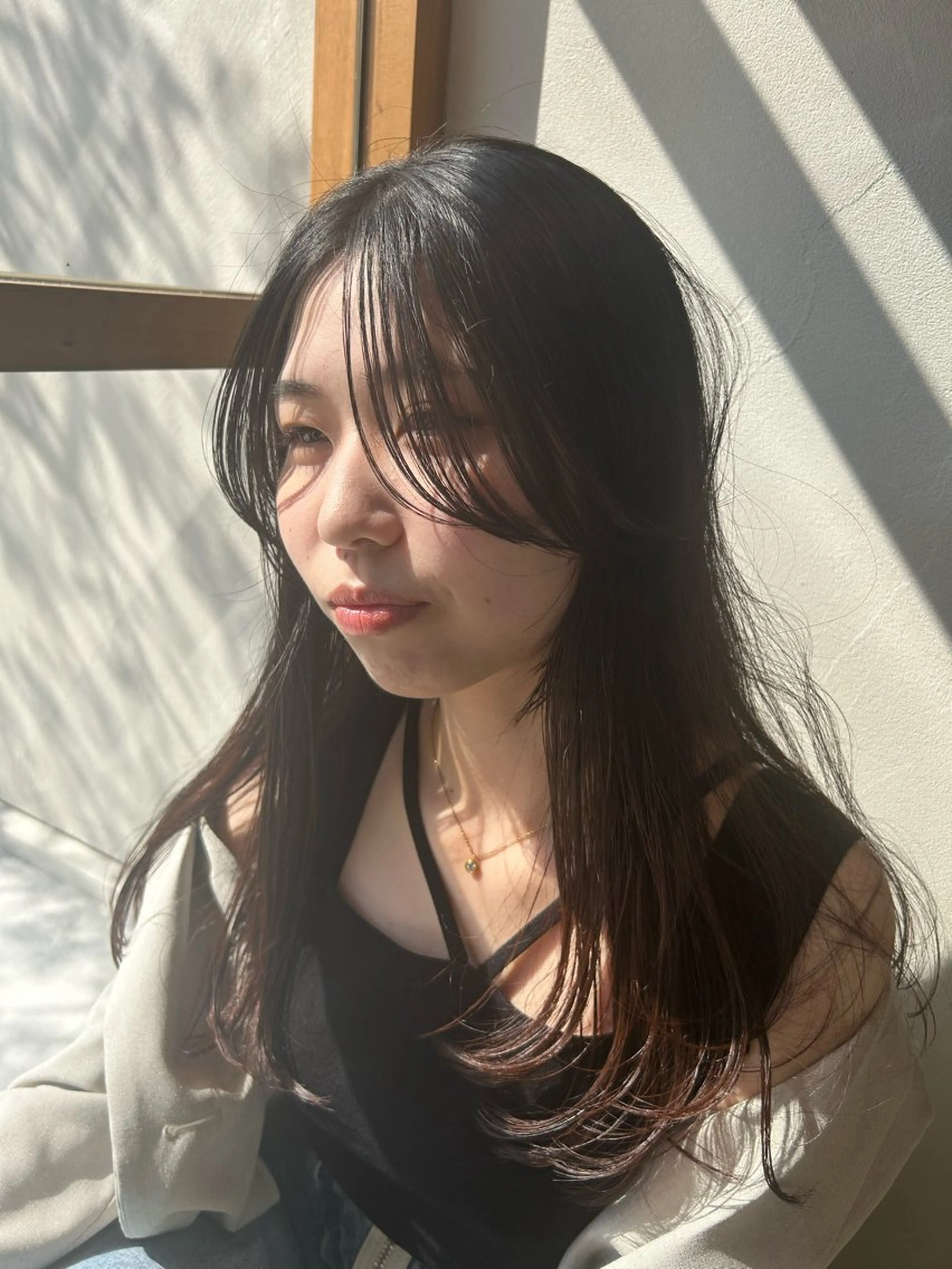 ロング 一宮　　透明感カラー 髪質改善　ヘッドスパのヘアスタイル