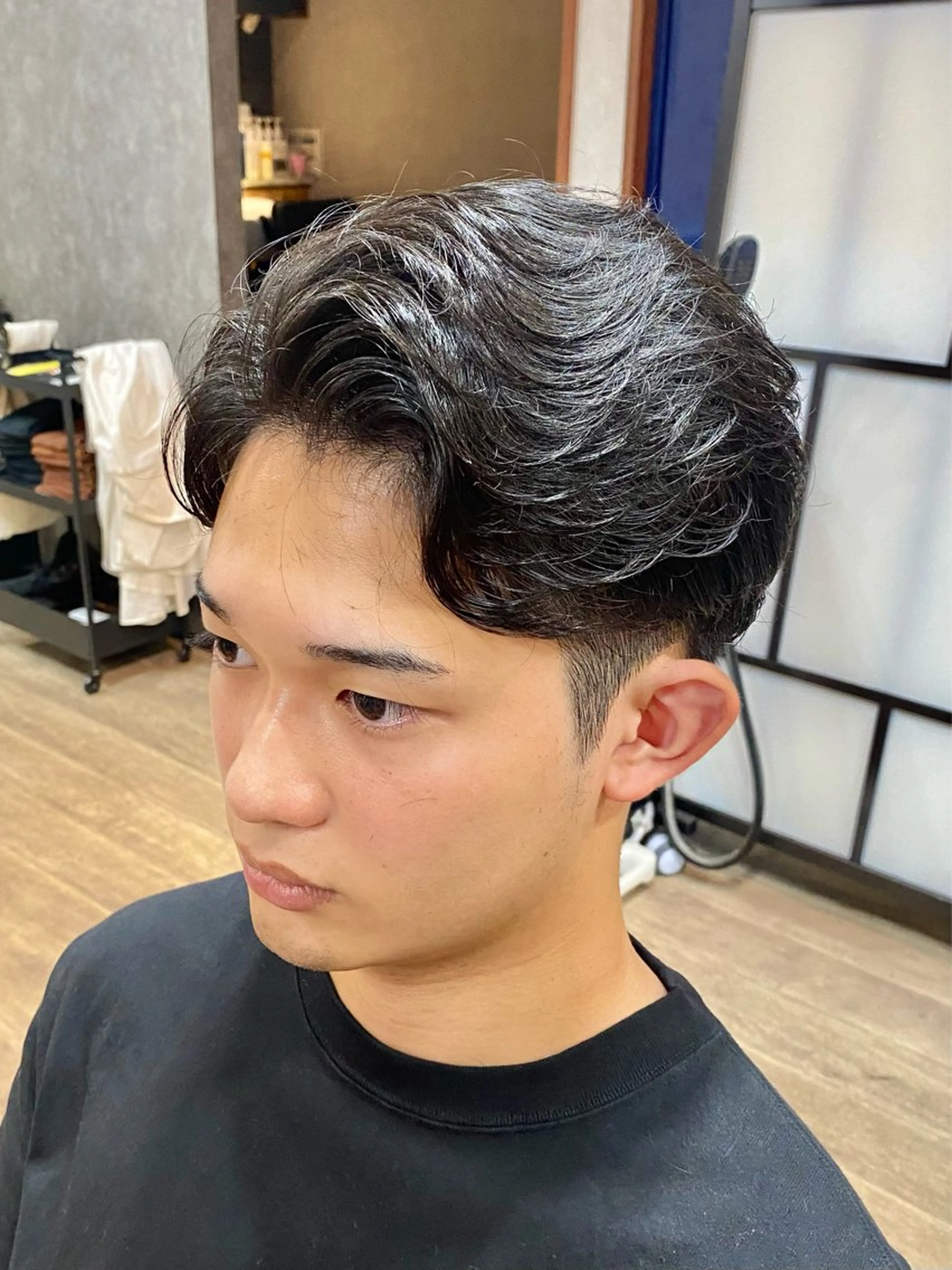 ショート ハイライト カット 田口 慎士のヘアスタイル