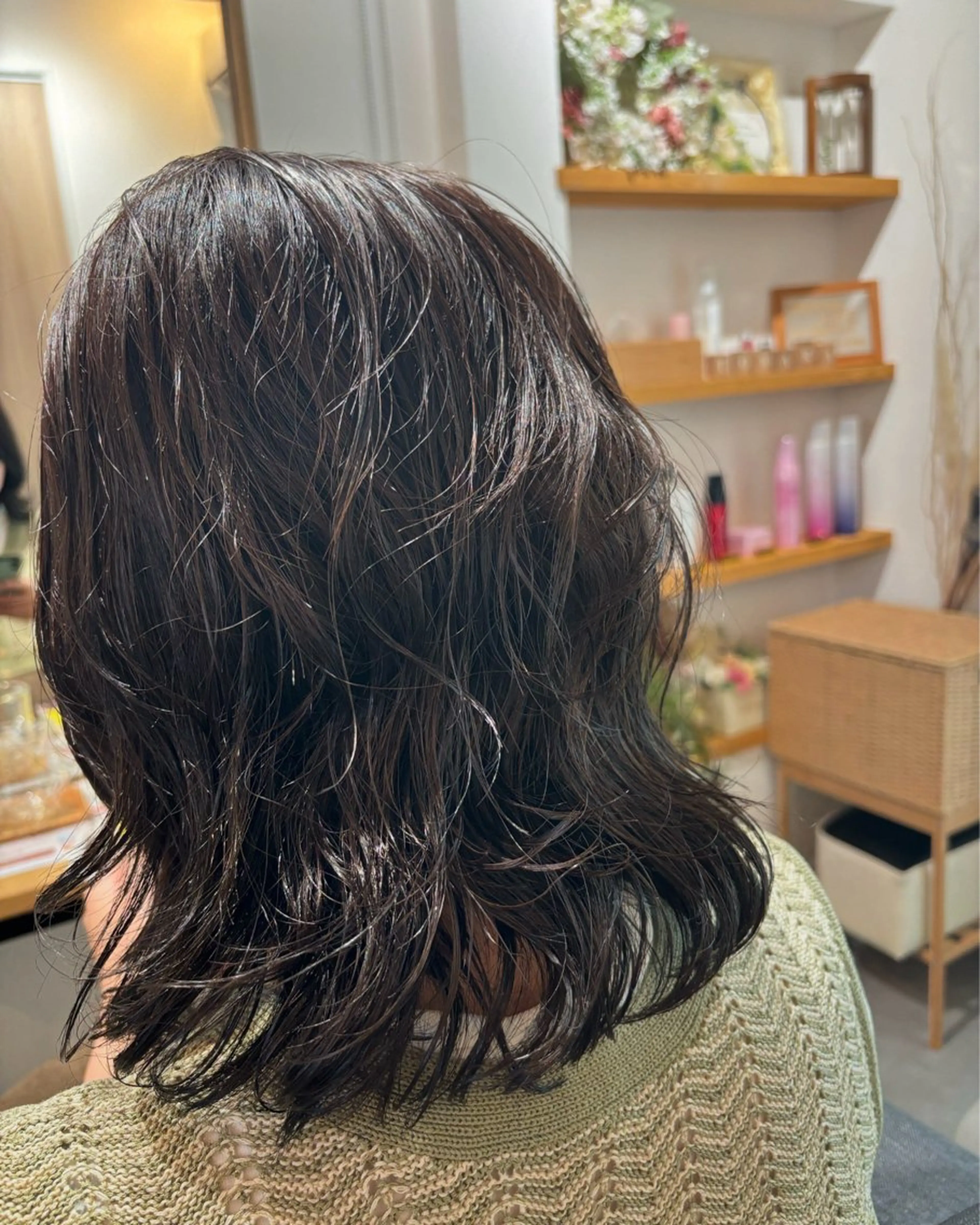 ミディアム パーマ 溝口 優希のマツエク・マツパデザイン