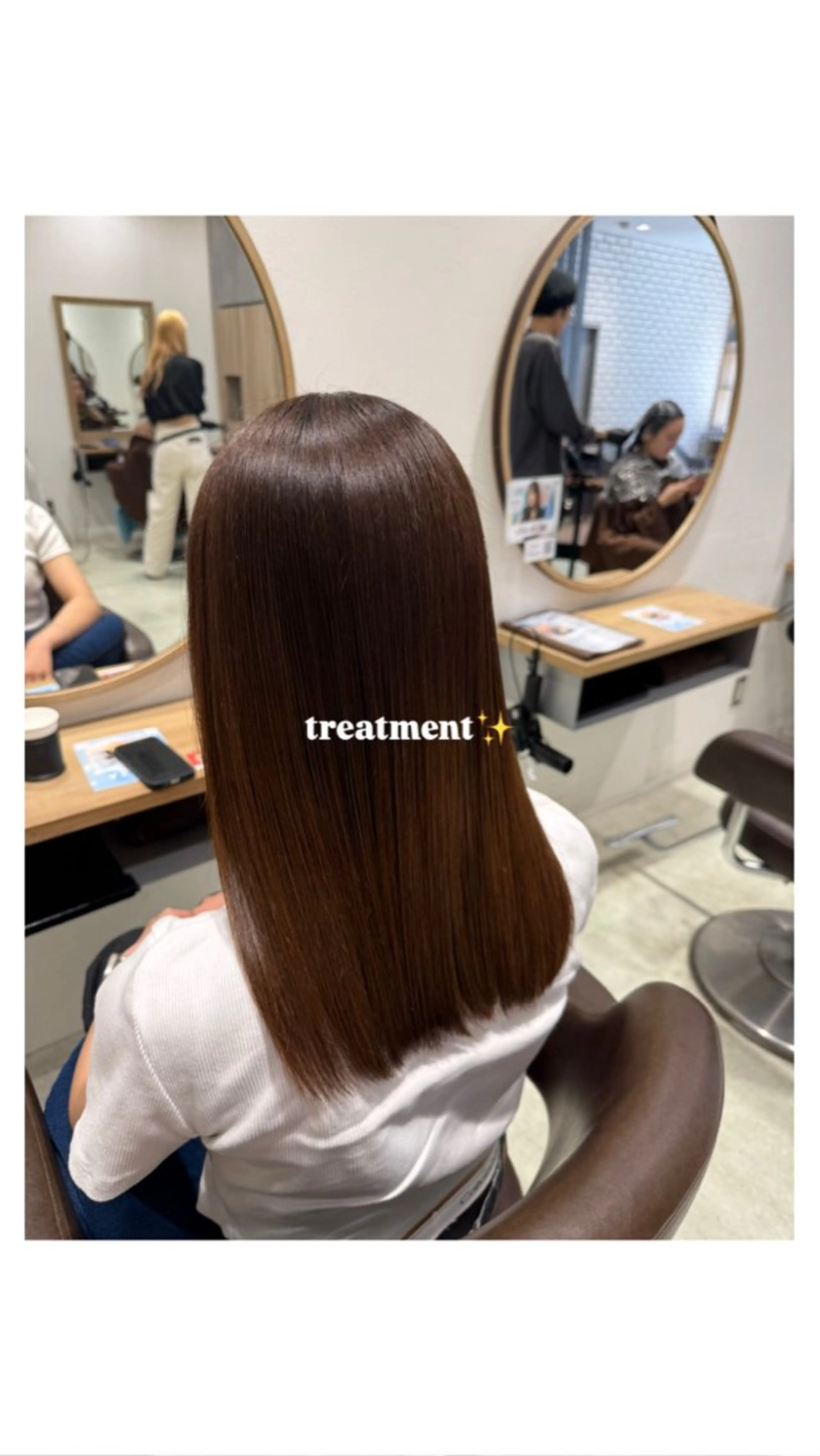 ロング 髪質改善 トリートメント 似合わせカラー☘️ akariのヘアスタイル