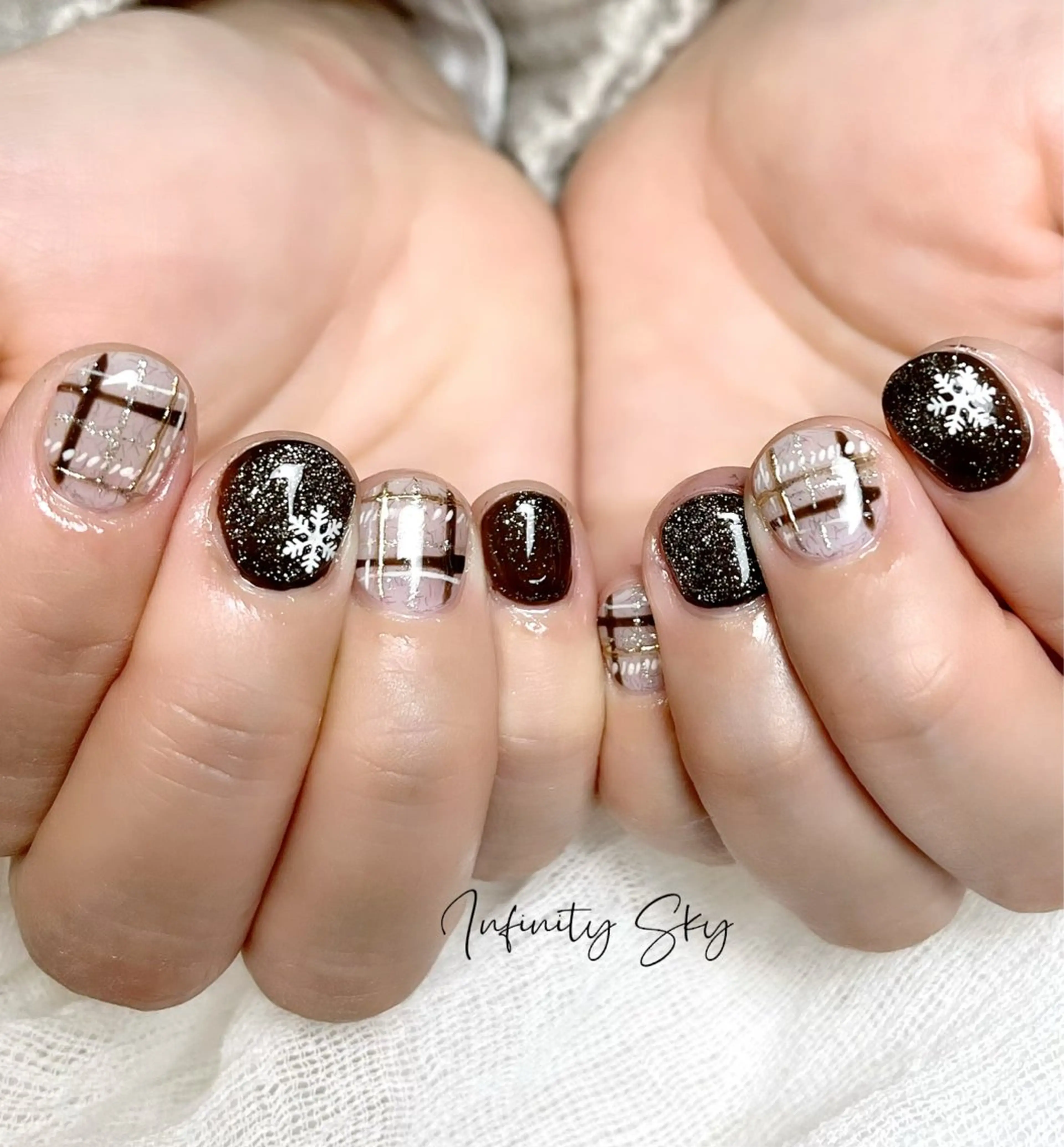 ネイル ハンドネイル infinity skyのネイルデザイン