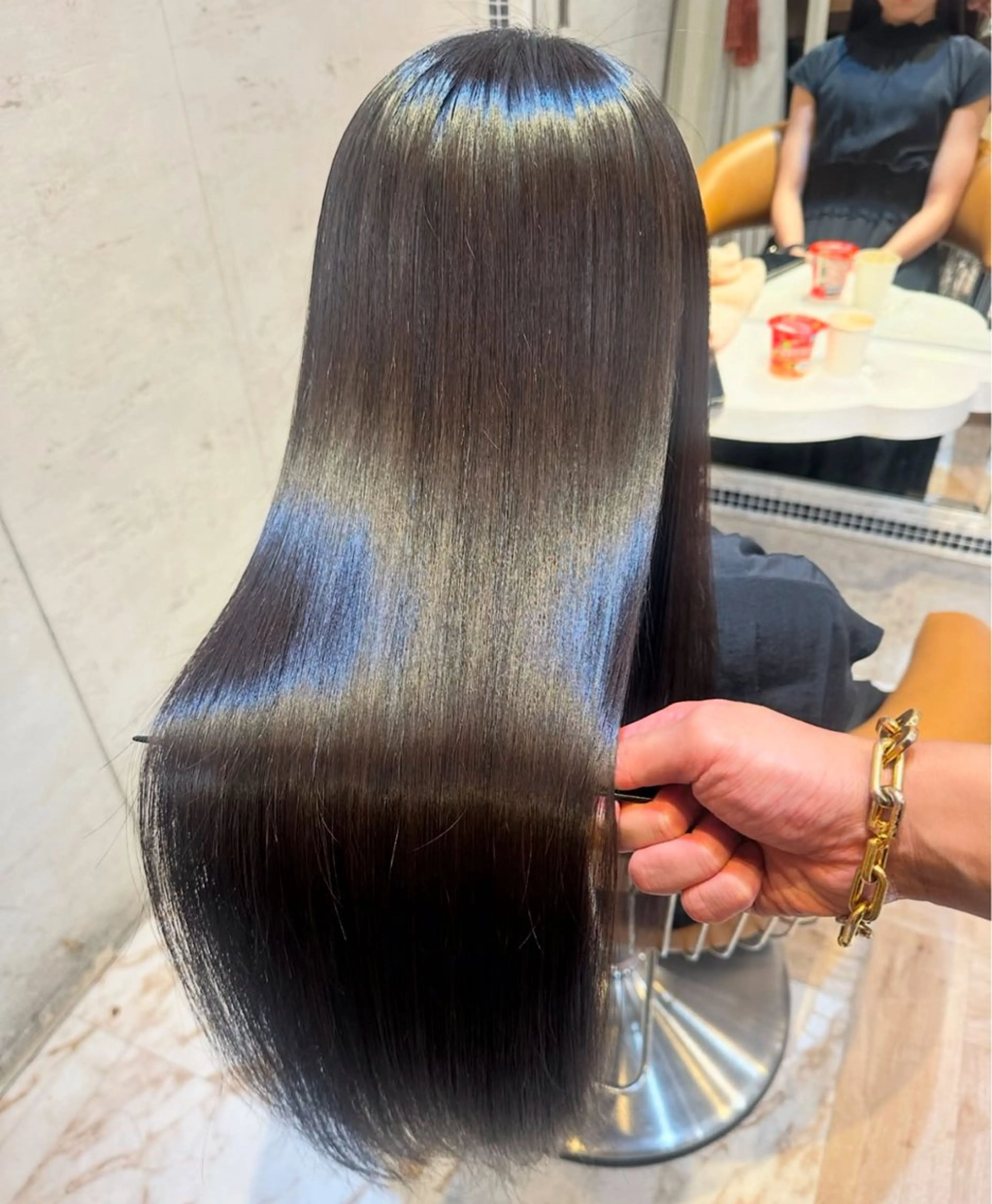 【限定クーポン❤️🔥】💇♀️カット💇♀️+⭐️美髪縮毛矯正⭐️+🌈1Step髪質改善トリートメントの写真