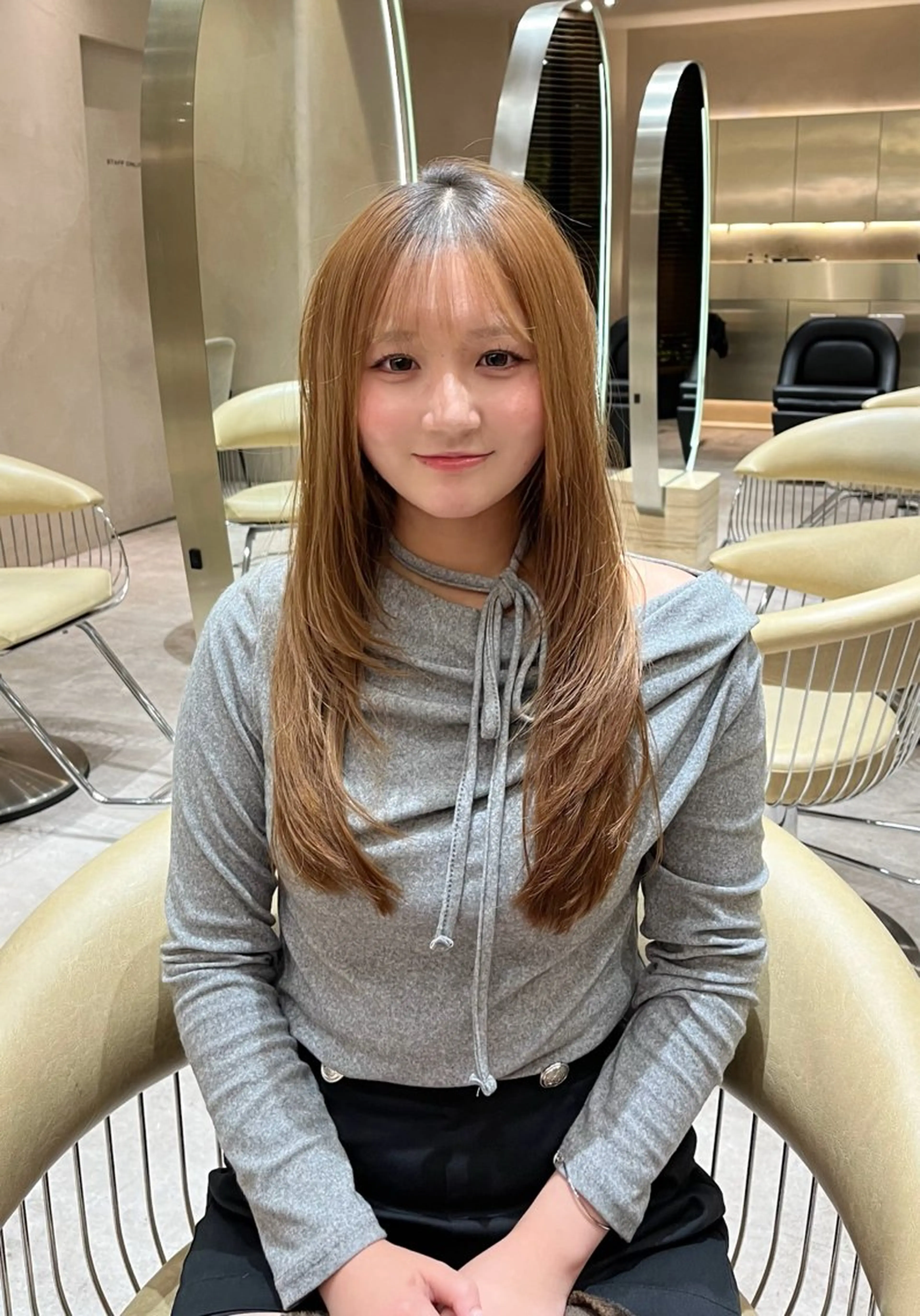 期間限定‼️【レディース】🇰🇷レイヤーカット💇‍♀️＋髪質改善トリートメント🫧の写真