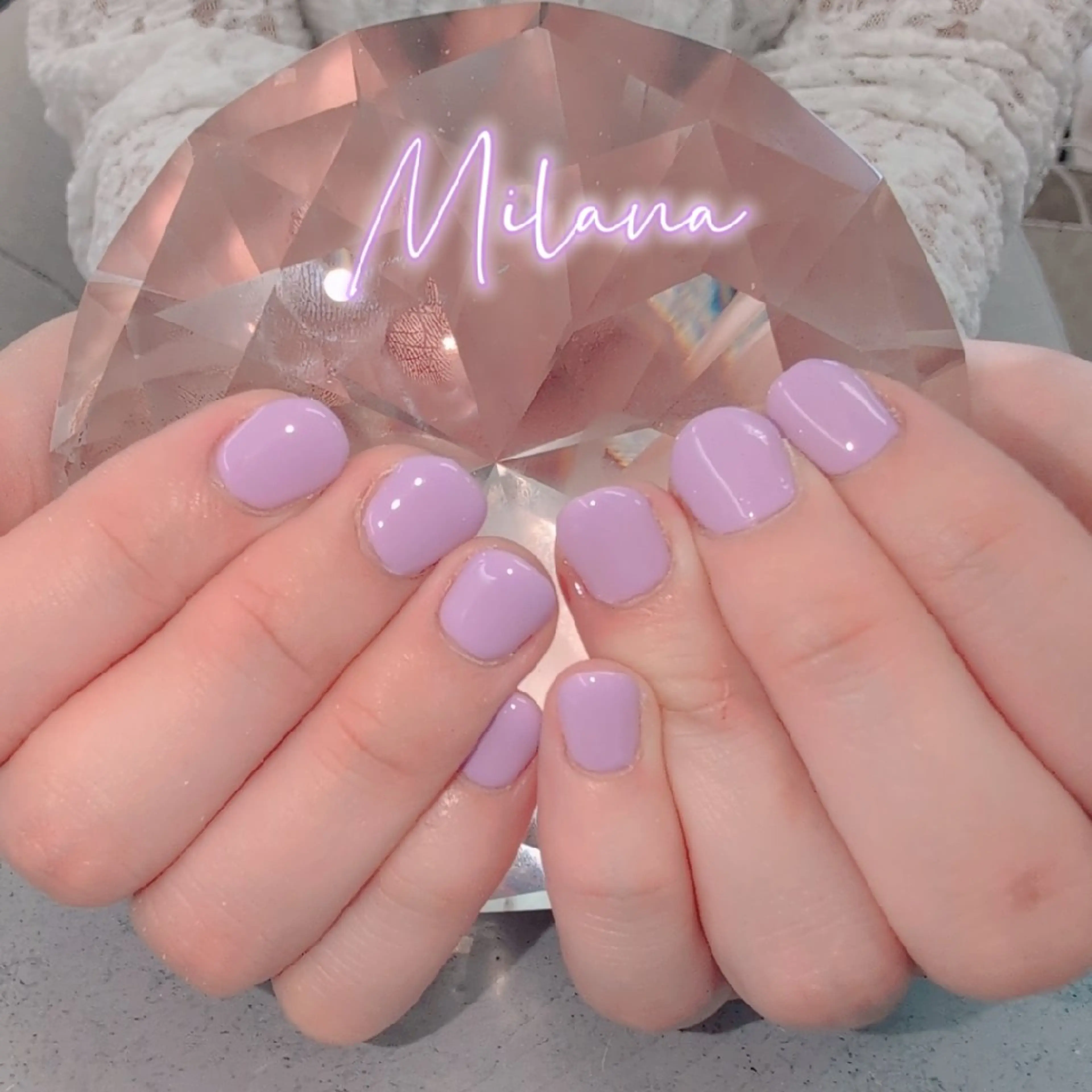 ネイル ワンカラーネイル ハンドネイル Milana 川瀬のネイルデザイン