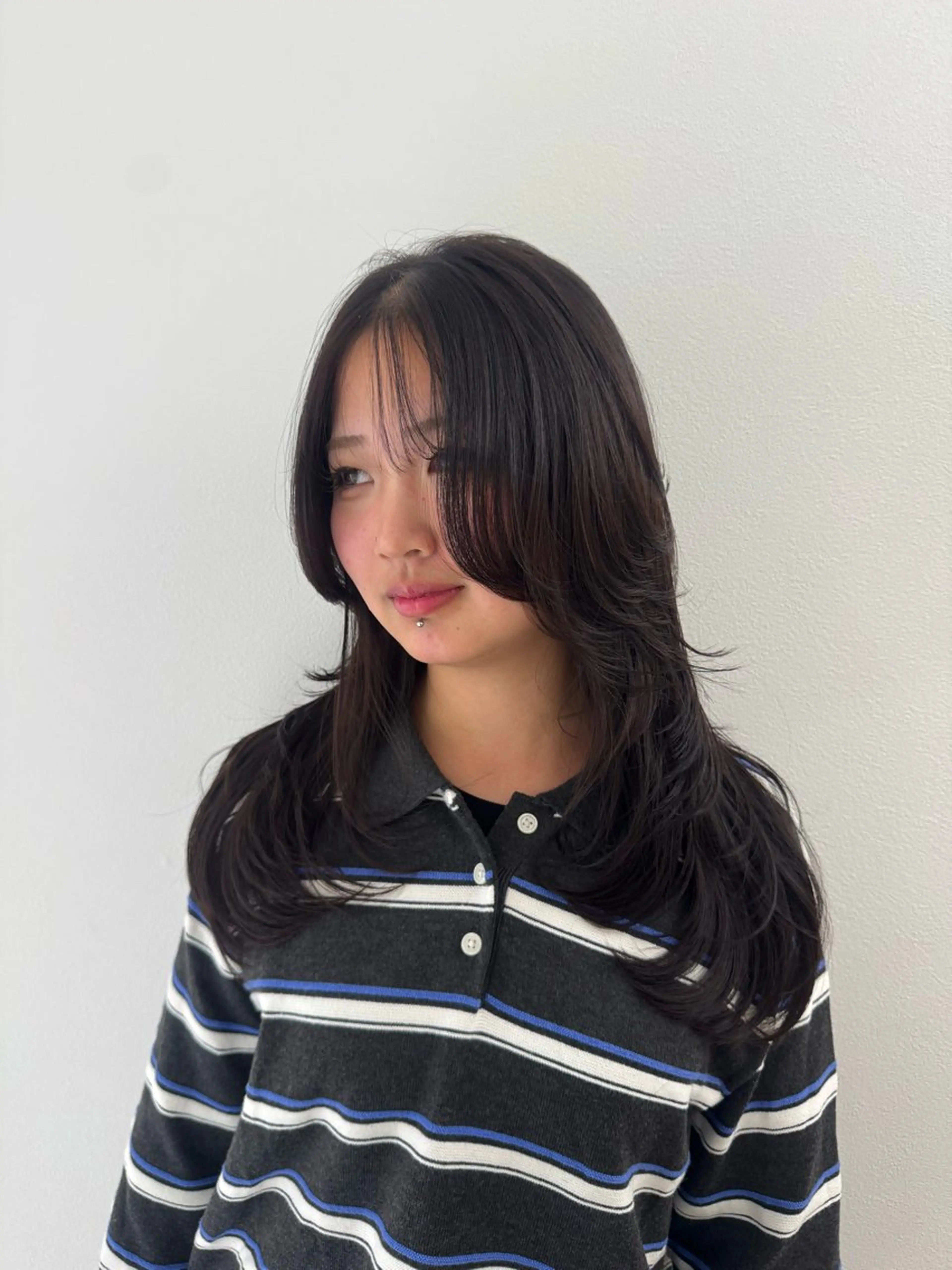 ロング rina/デザイン カラー/上野のヘアスタイル