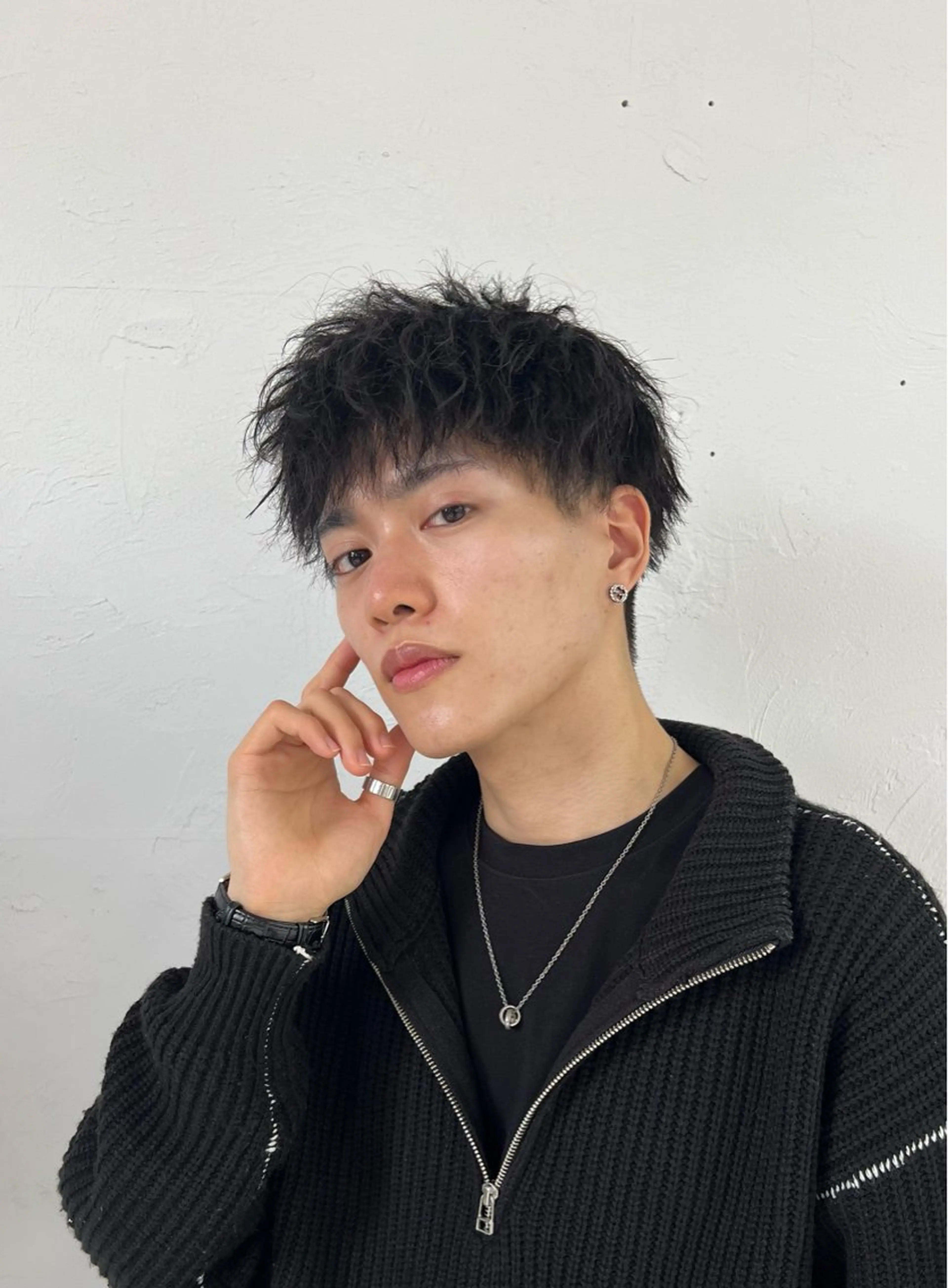 パーマ メンズ マッシュ メンズパーマ メンズツイストパーマ ツイストスパイラルパーマ 波巻きパーマ カット パーマ 茅ヶ崎パーマ特化/ スパイラル/ハルキのヘアスタイル