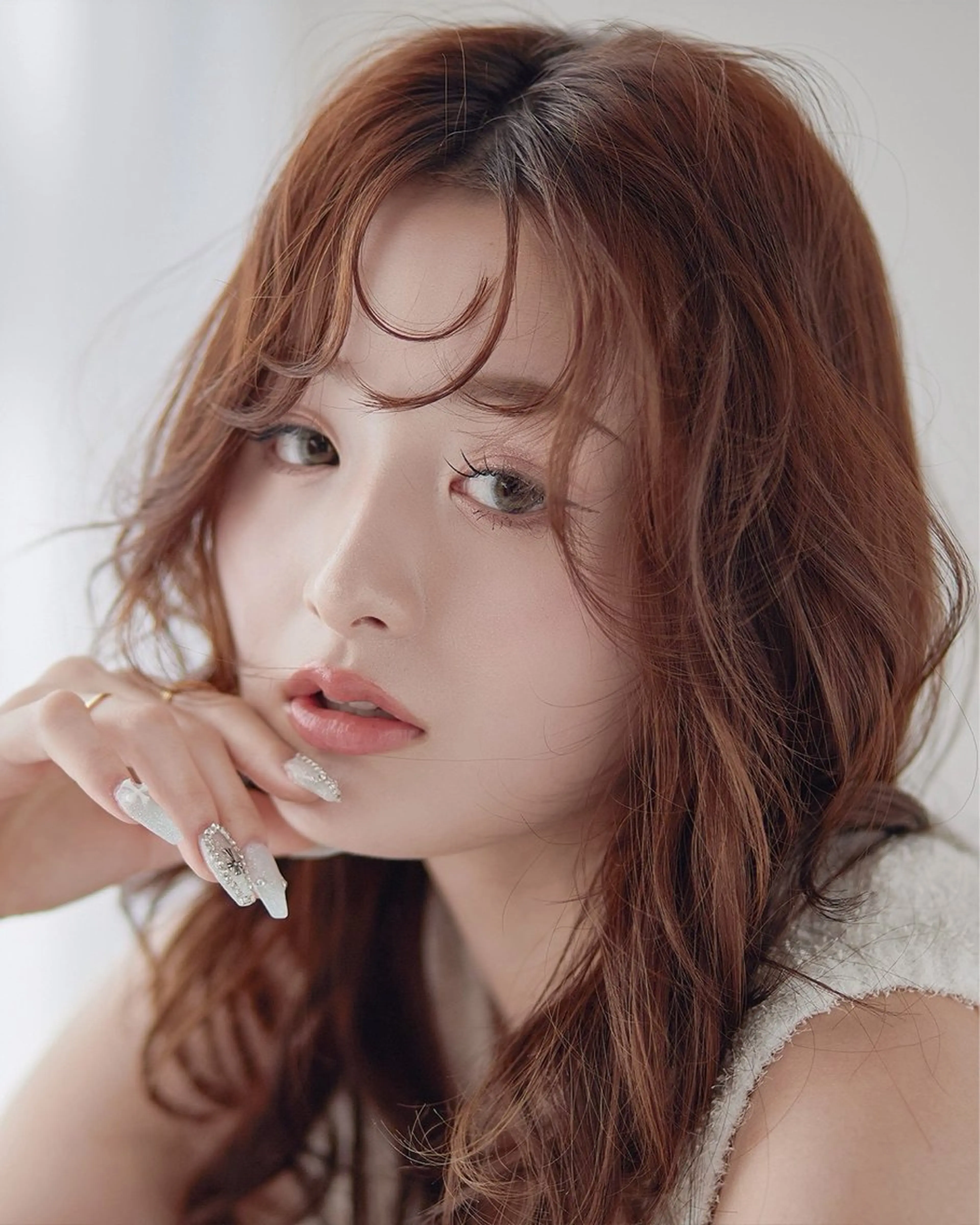 ミディアム カラー ヘアアレンジ loe博多 五十嵐弘雄のヘアスタイル