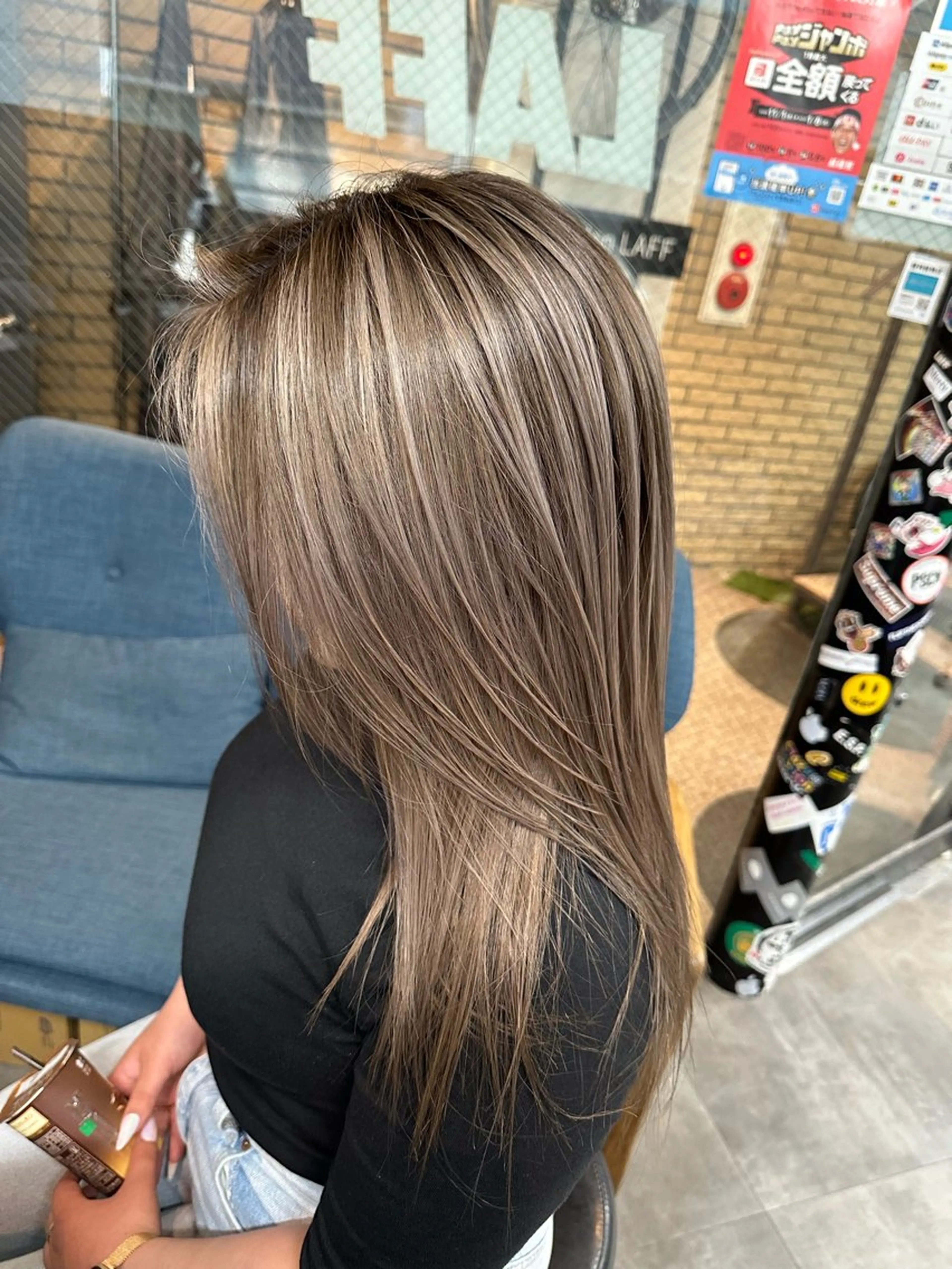 セミロング 剣太郎カットモデル 10㎝カット募集中のヘアスタイル