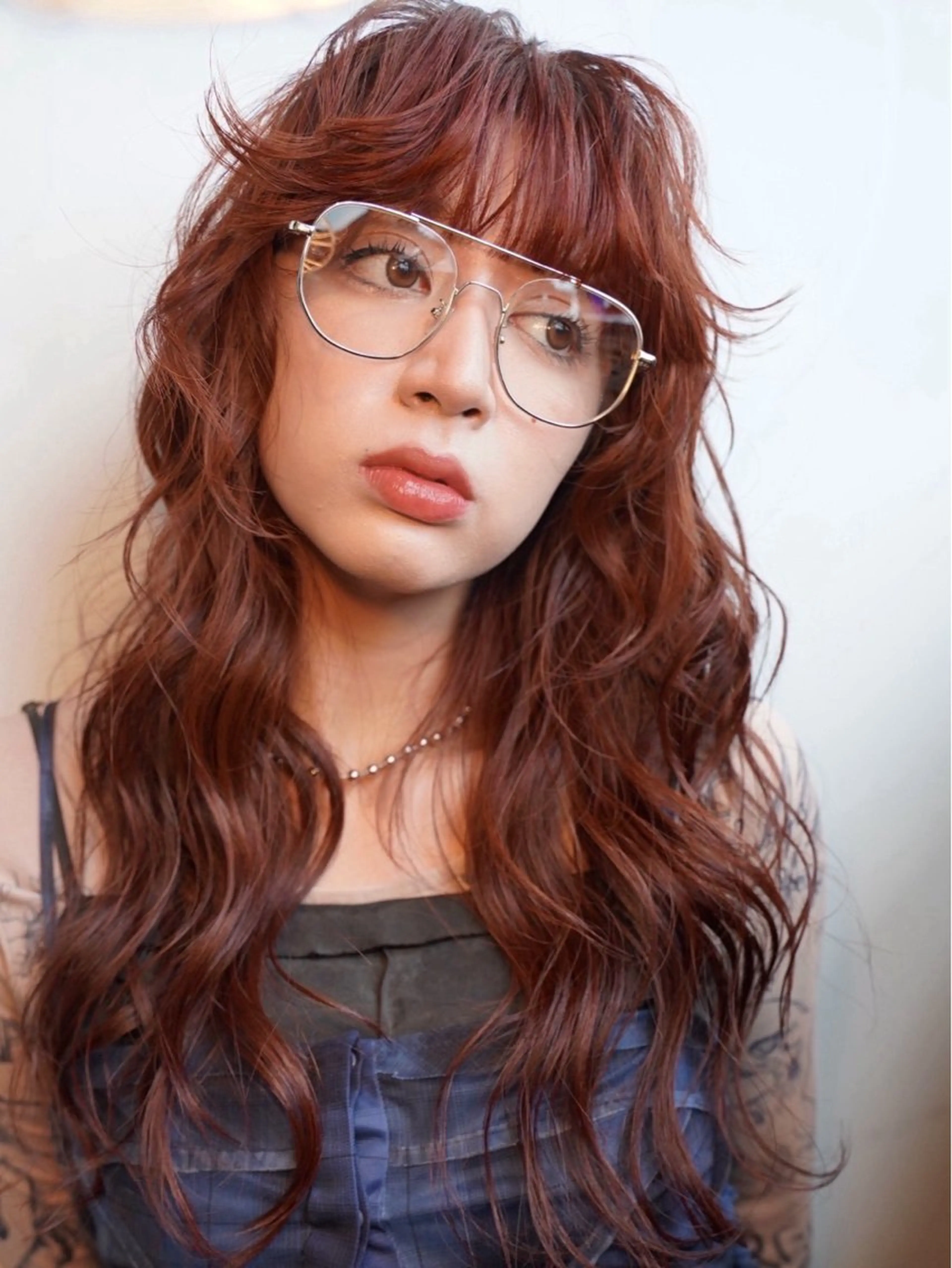 ロング 松尾 伊純のヘアスタイル