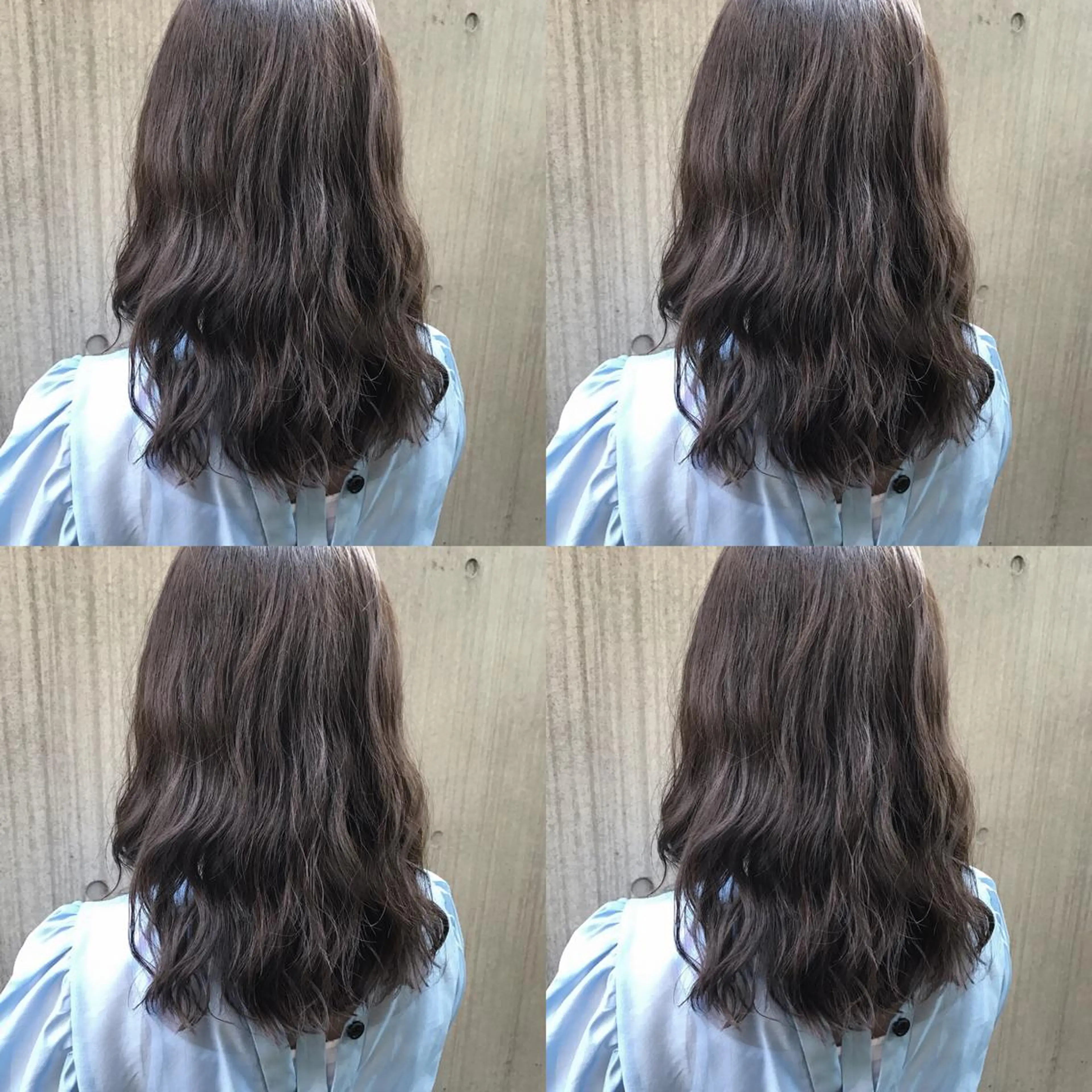 セミロング カラー パーマ ヘアアレンジ セミロングパーマ GOTODAY SHAiRE   SALON　青山所属・松田 亮葉のヘアスタイル