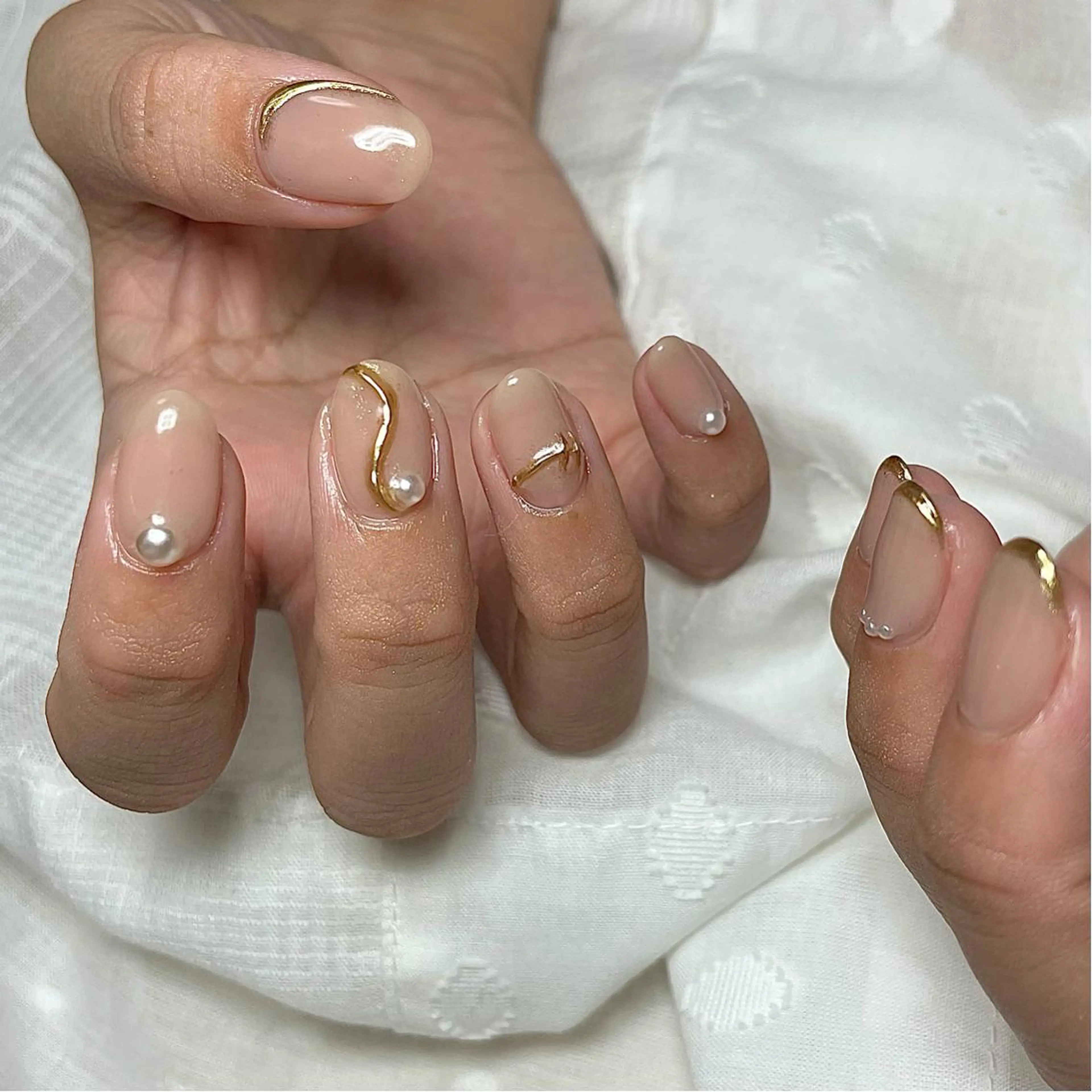 ネイル 持ち込み ハンドネイル Nailsalon BLOOM🌷 山崎のネイルデザイン