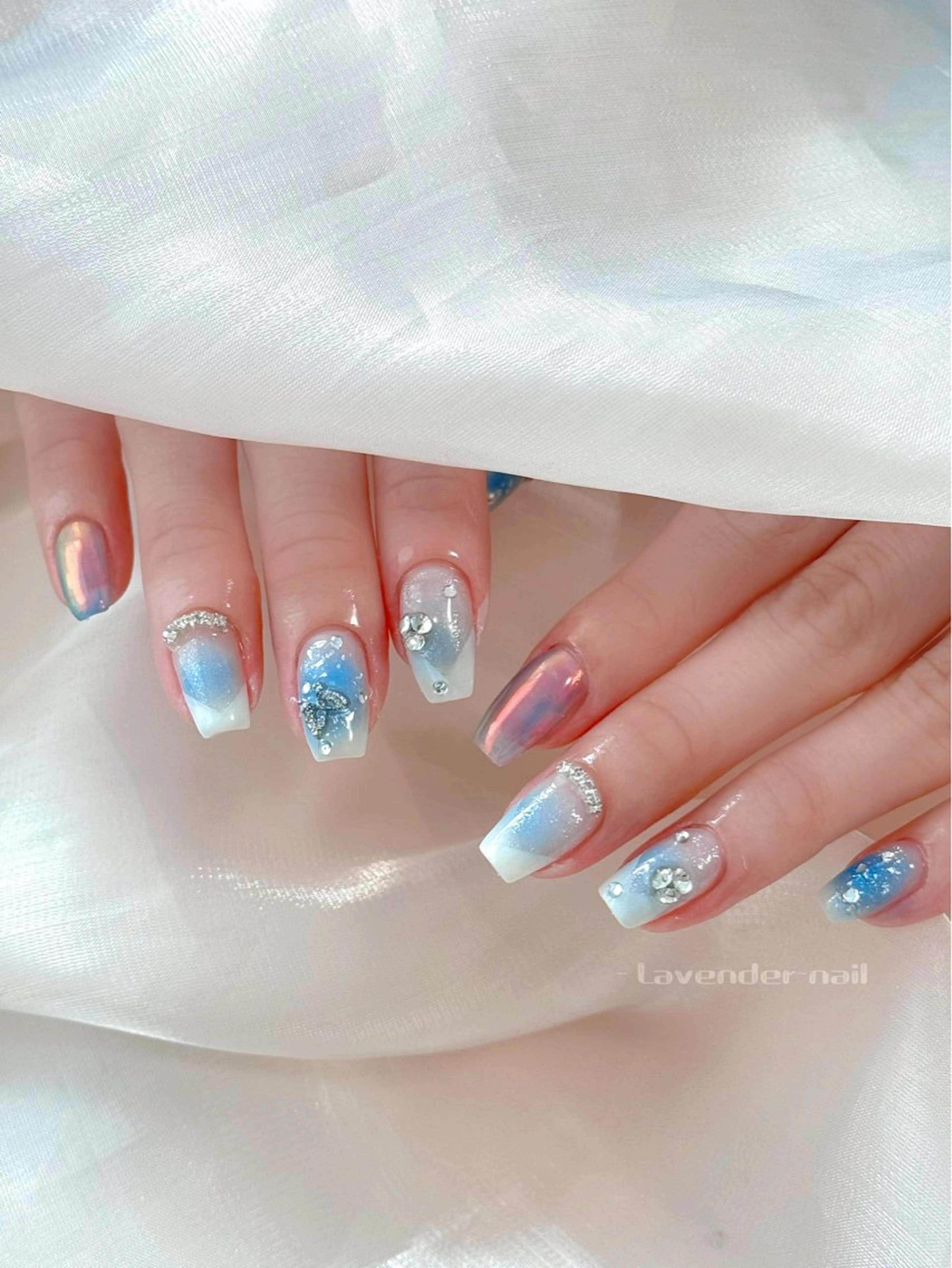 ネイル ハンドネイル Lavender nail·北18条のネイルデザイン