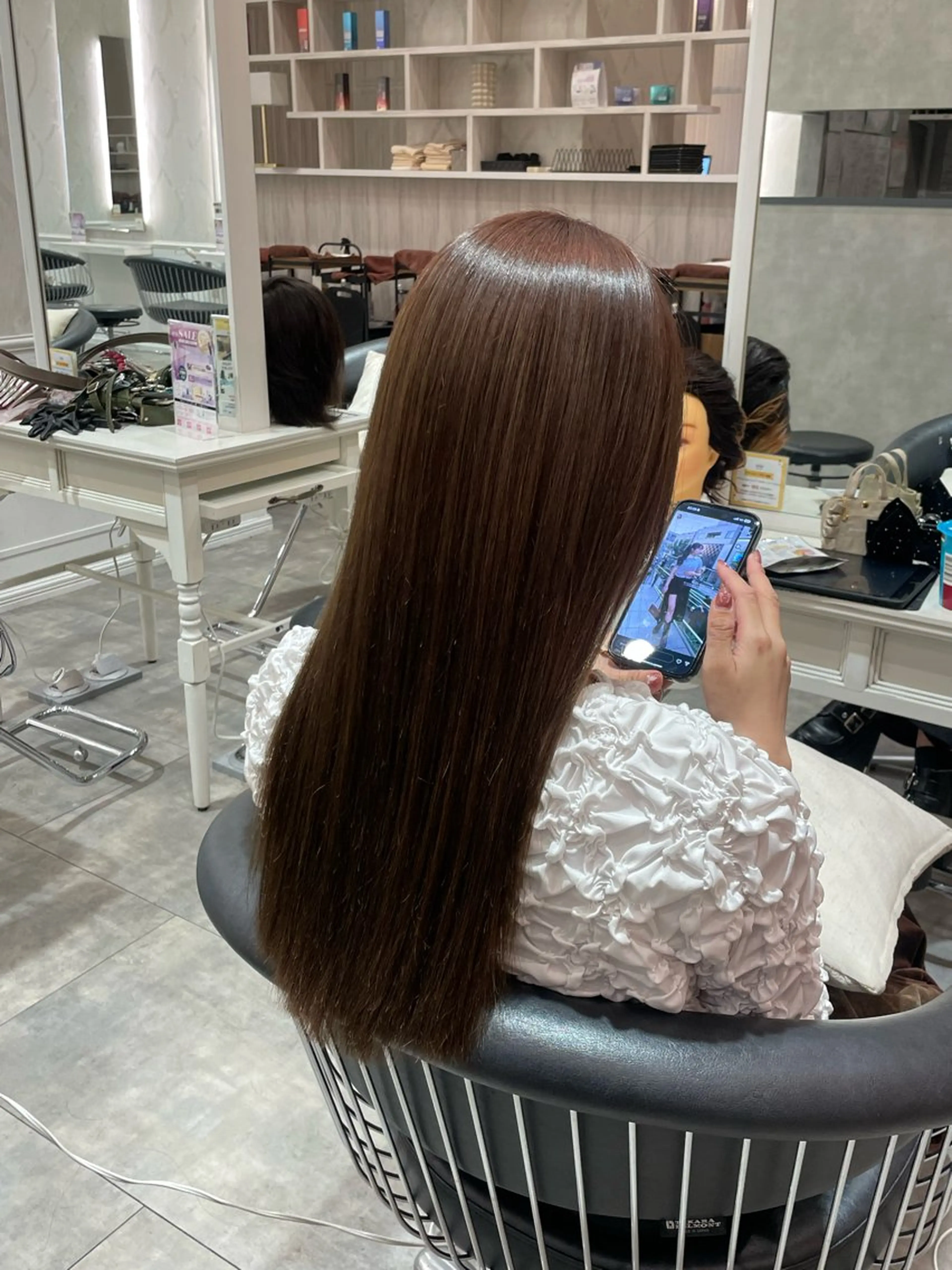 カットモデル🌟【レディースロング】Aujuaシャンプートリートメント付き🫧の写真