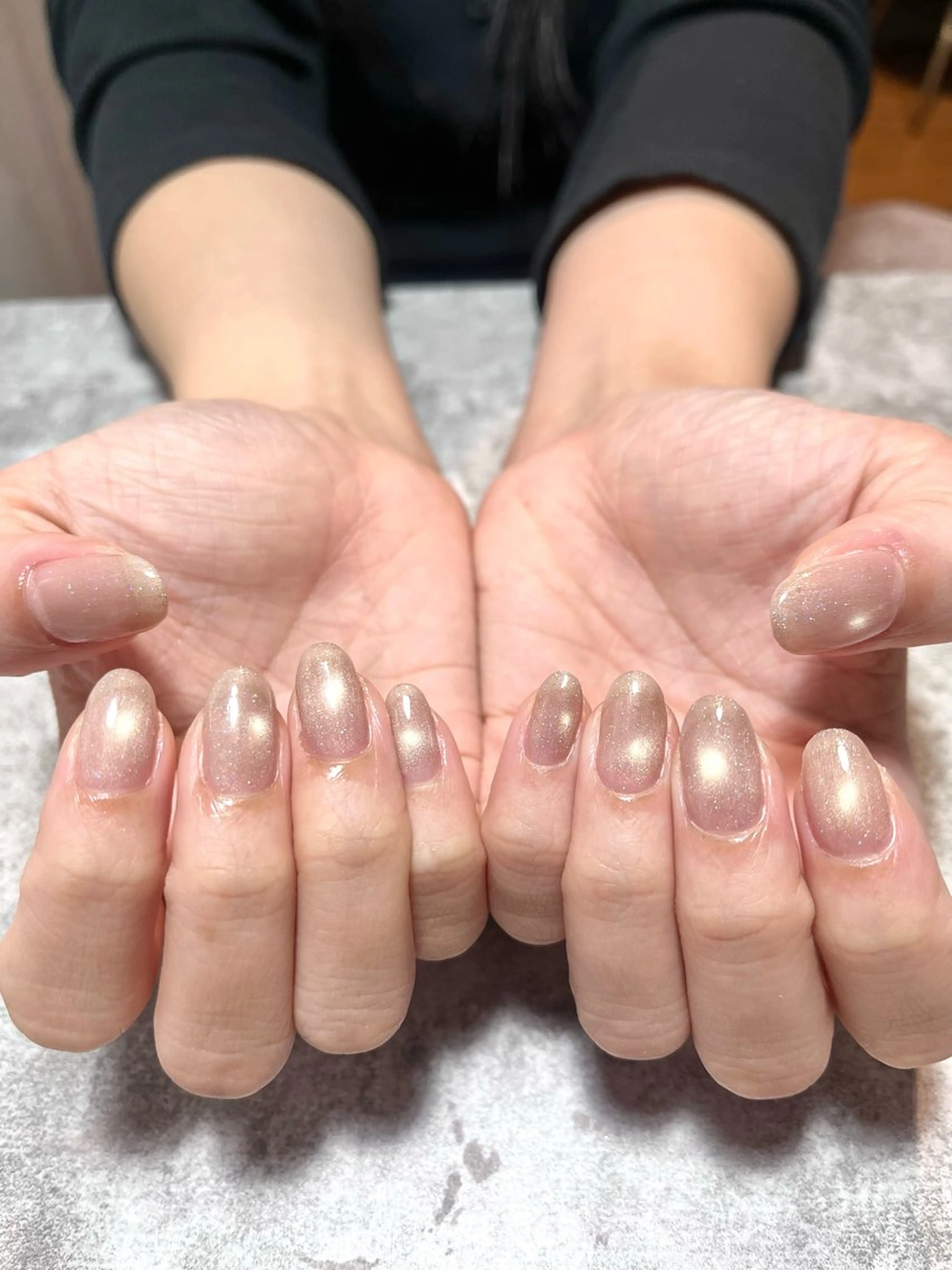 ✨✨NEW OPEN記念✨✨他店オフ無料☆ジェルネイル★マグネットワンカラー【オフ込み】の写真