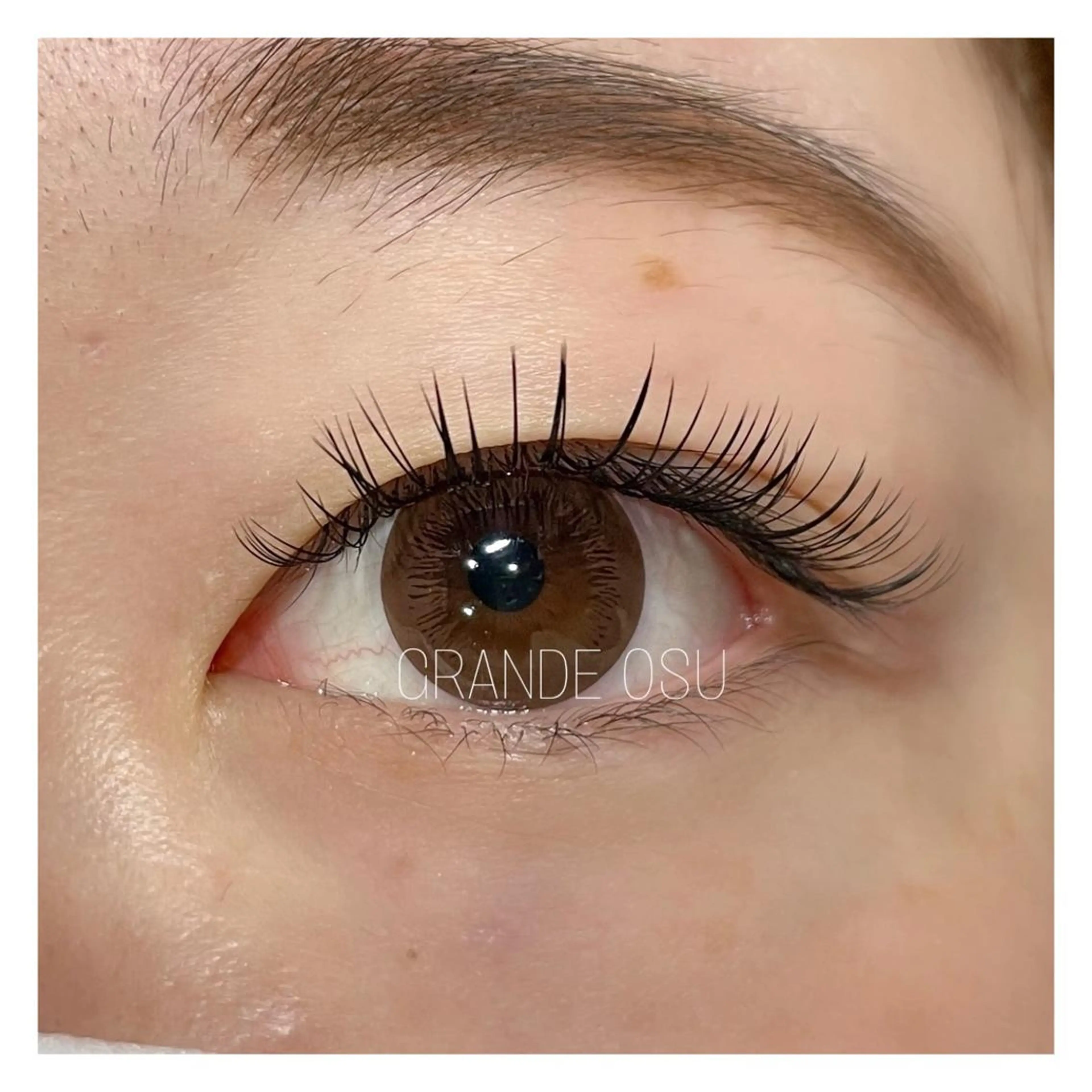 マツエク・マツパ バインドロック Cカール ゴージャス マツエク GRANDEcara 栄 manamiのマツエク・マツパデザイン