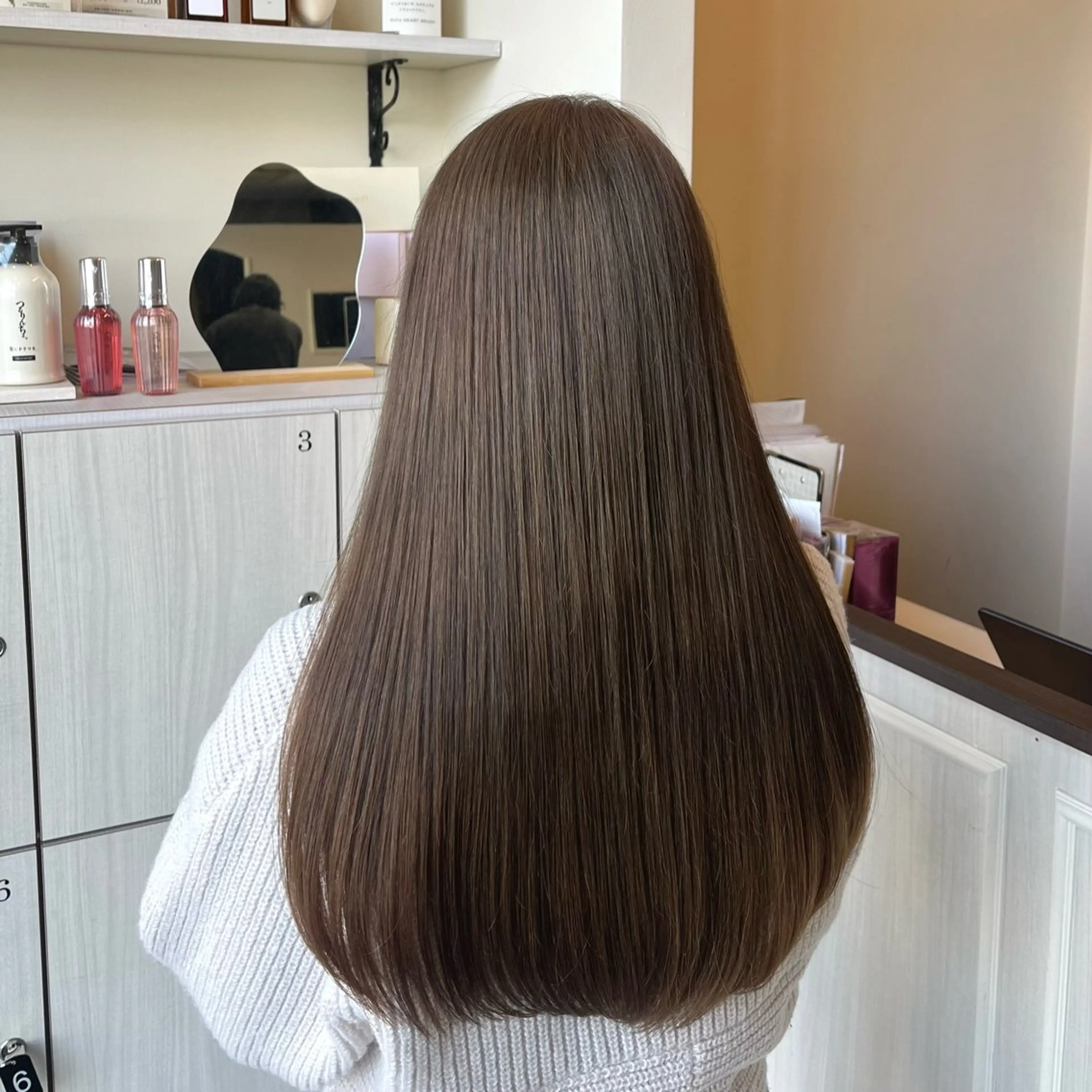 セミロング カラー ヘアカラー Uni.所属・ㅤㅤㅤㅤㅤ chikaのヘアスタイル