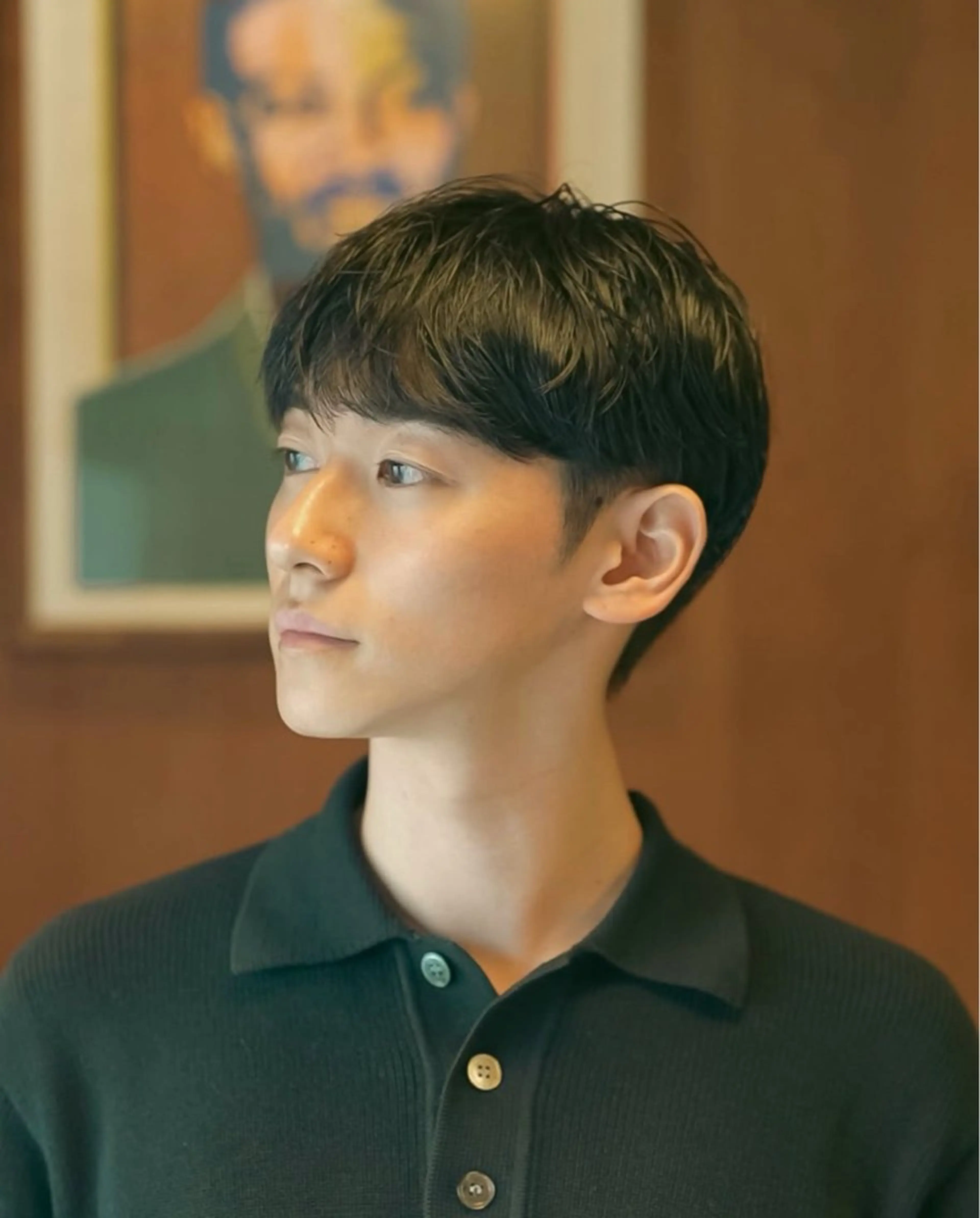 パーマ メンズ メンズ似合わせ タチカワユウキのヘアスタイル