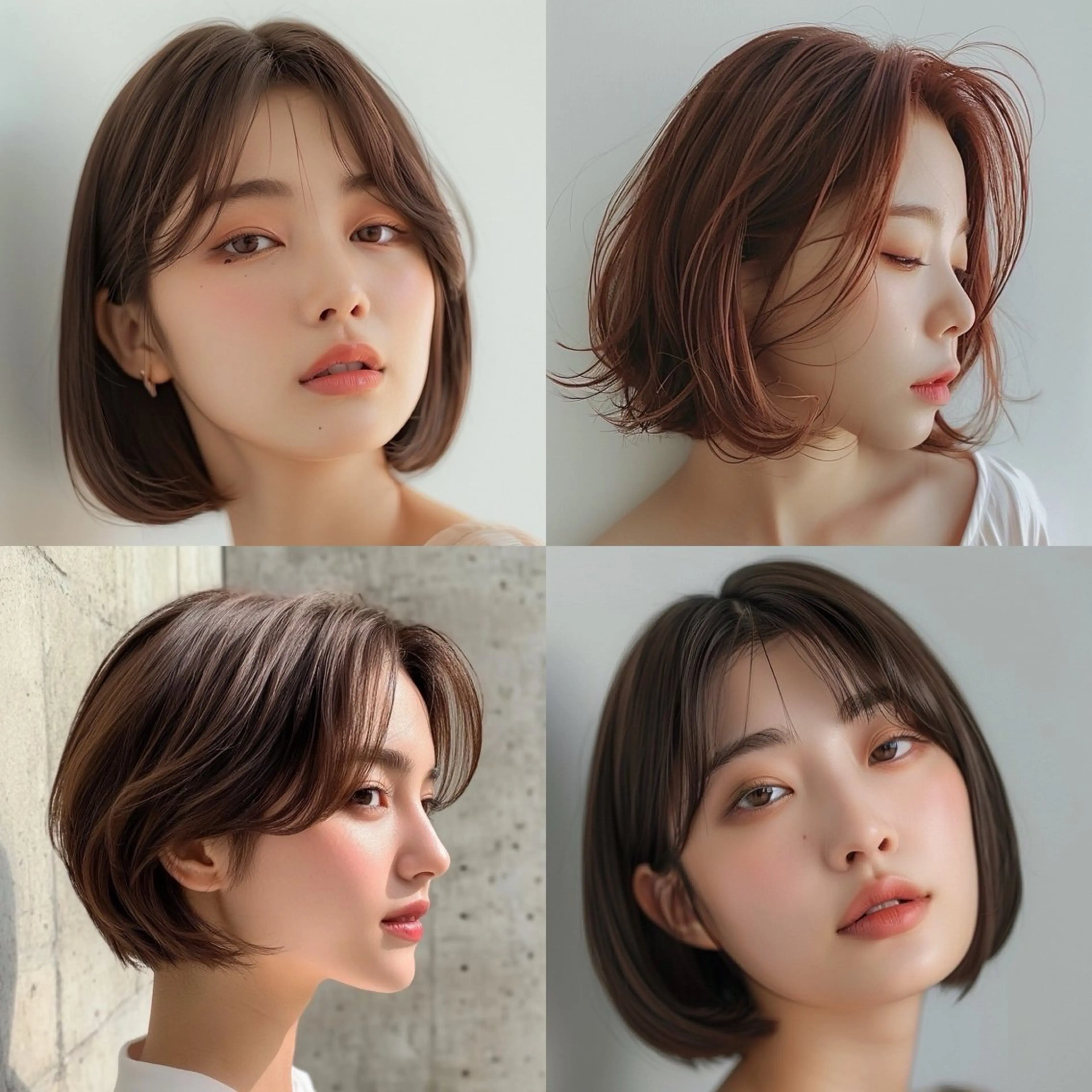 ショート カラー Misora/ボブ/ レイヤー/艶カラーのヘアスタイル