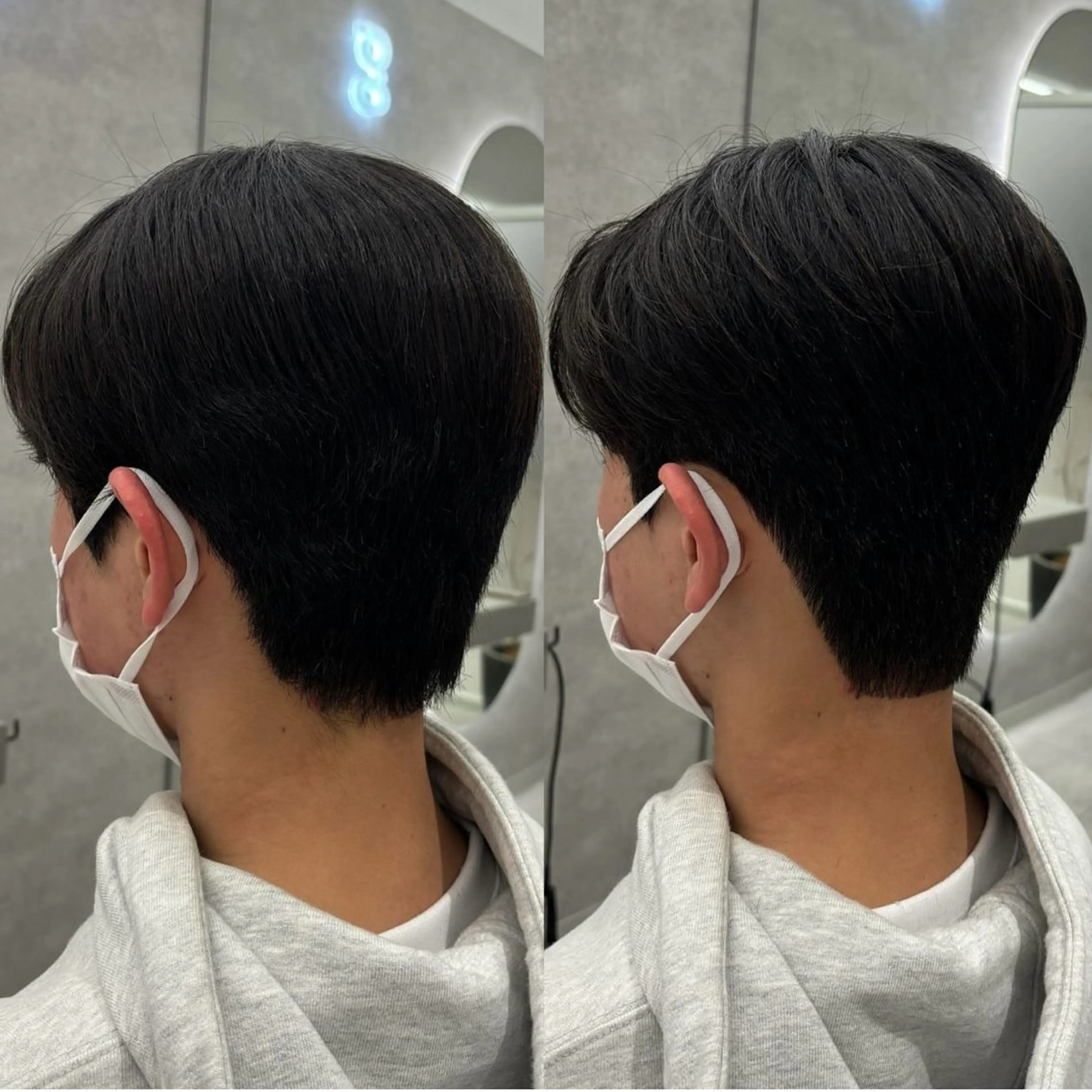 ショート カット 縮毛矯正 geep Ryoyaのヘアスタイル