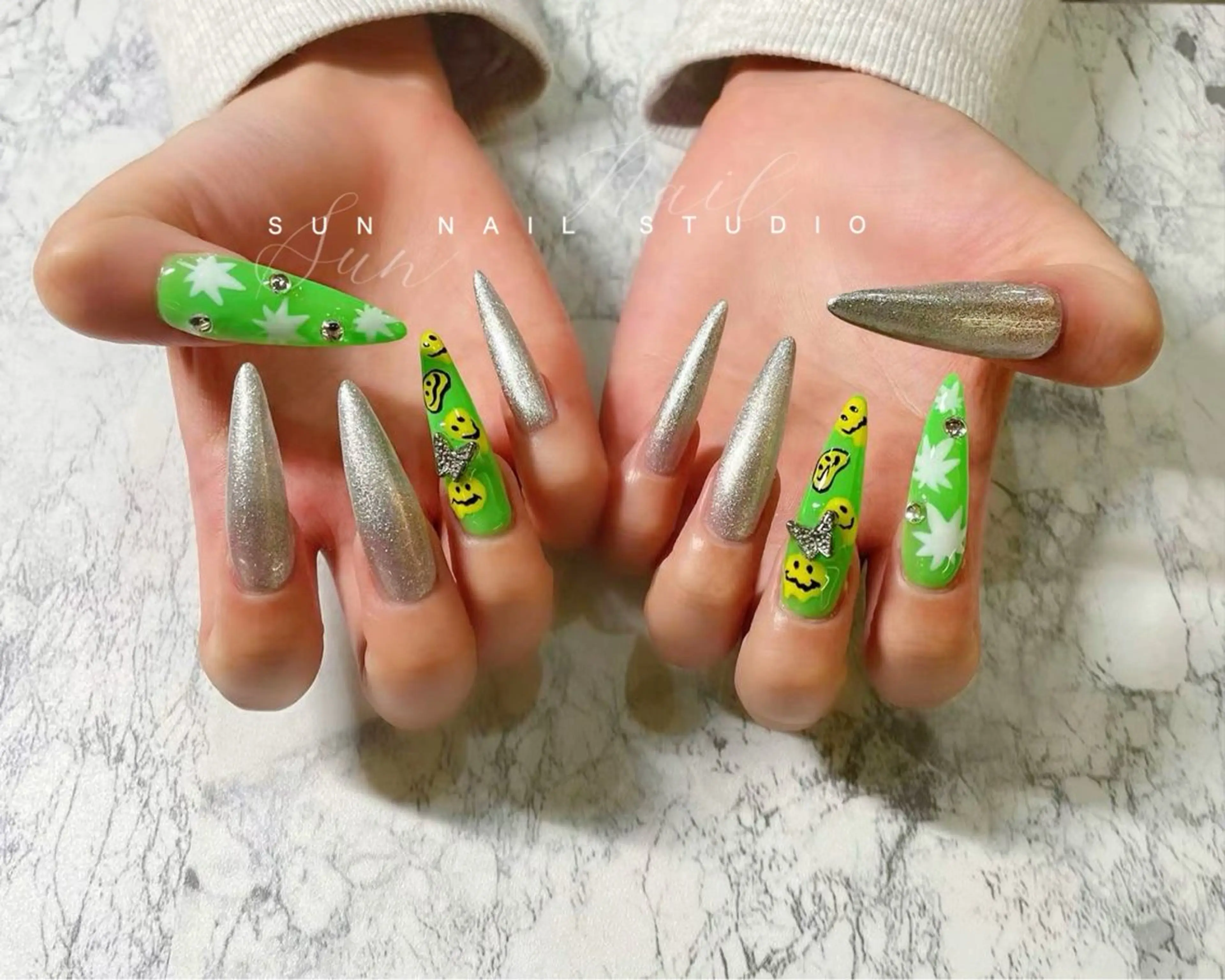 ネイル SUN nail上本町のネイルデザイン