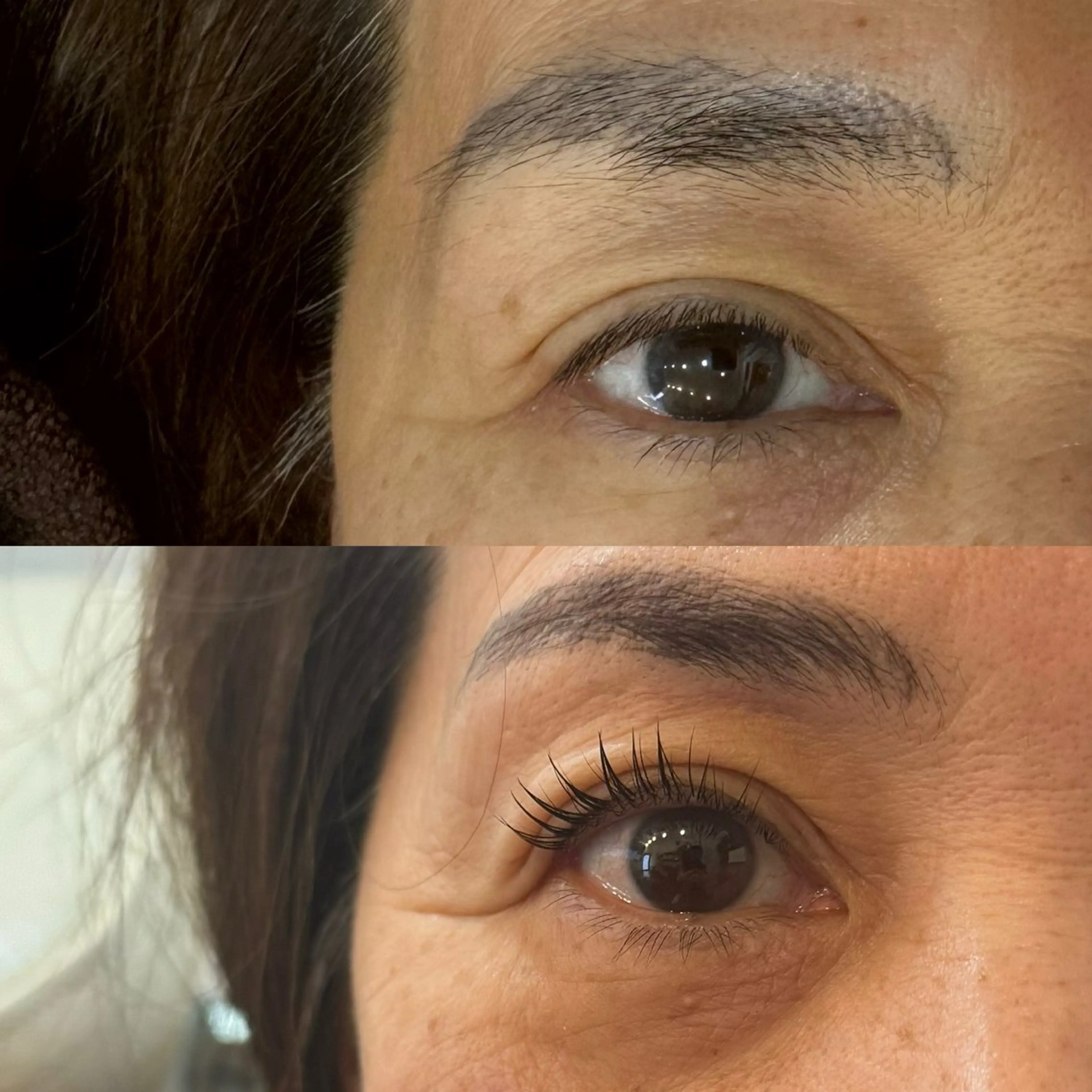 まつげパーマ+まつ毛エクステの写真