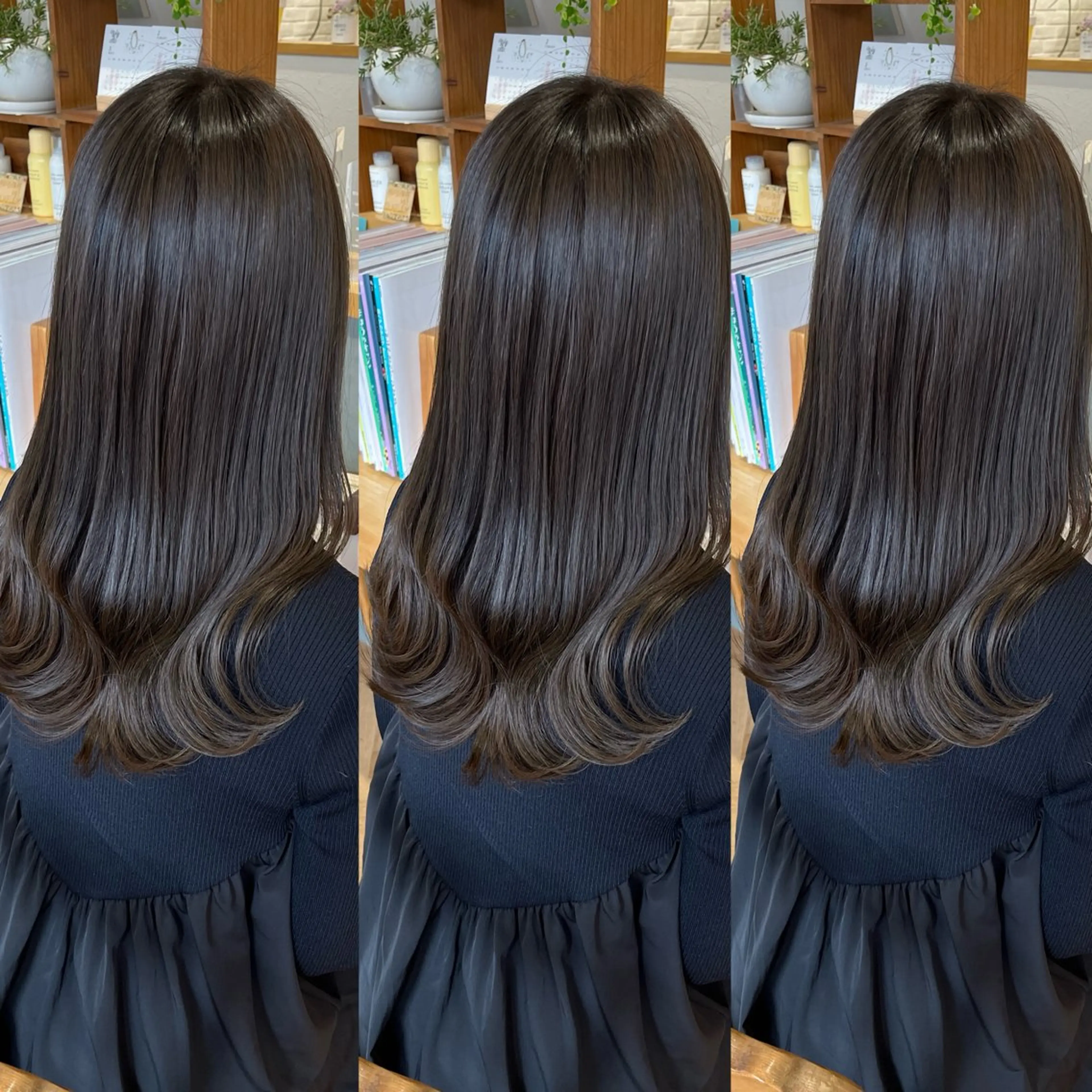 セミロング カラー パーマ ヘアアレンジ カット ヘアカラー トリートメント merc. 🩵せのおのヘアスタイル