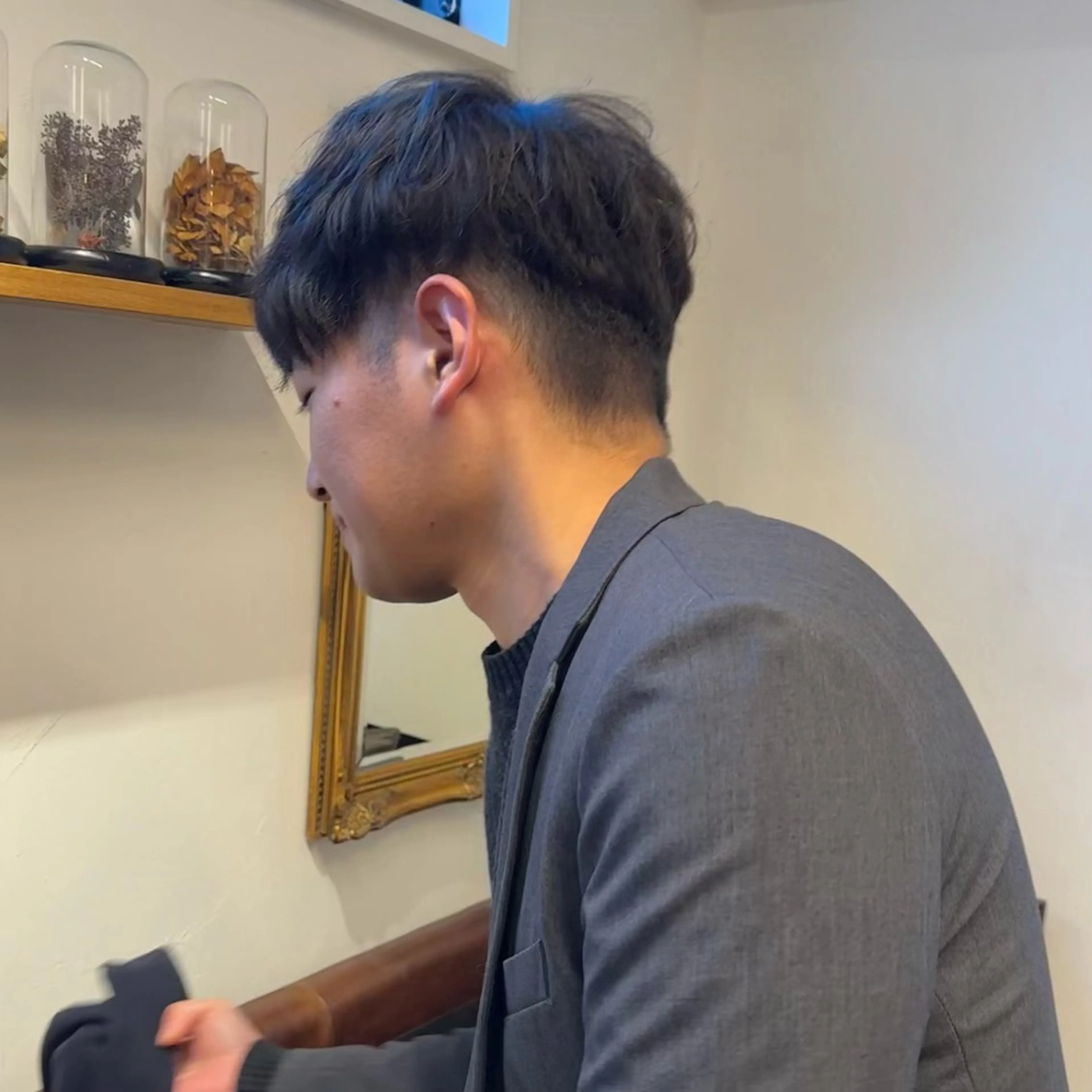 【メンズカット＋炭酸シャンプースタイリング】乾かすだけで決まる‼️の写真