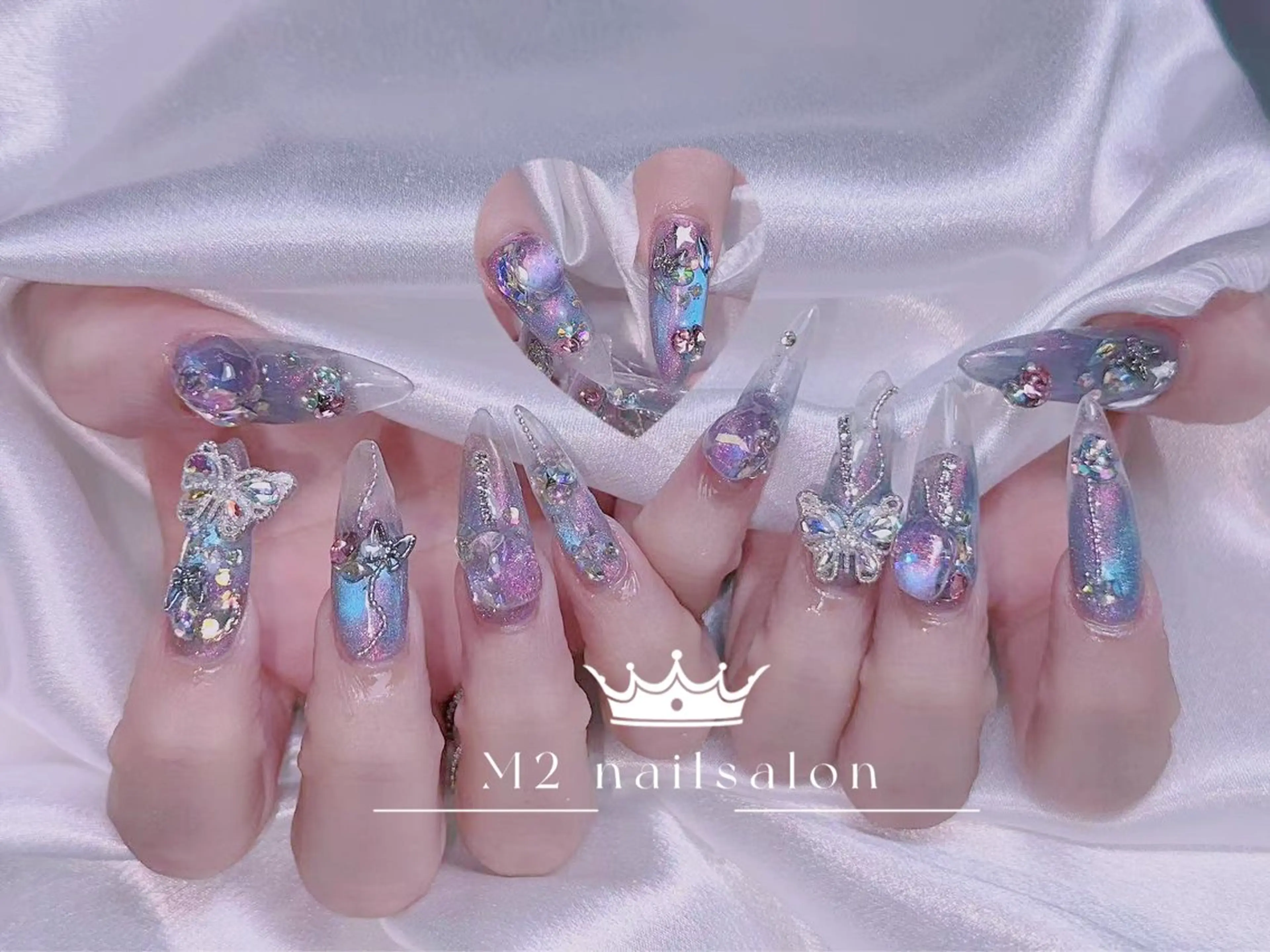 ネイル ハンドネイル 長さだし専門店 M2 rikaのネイルデザイン