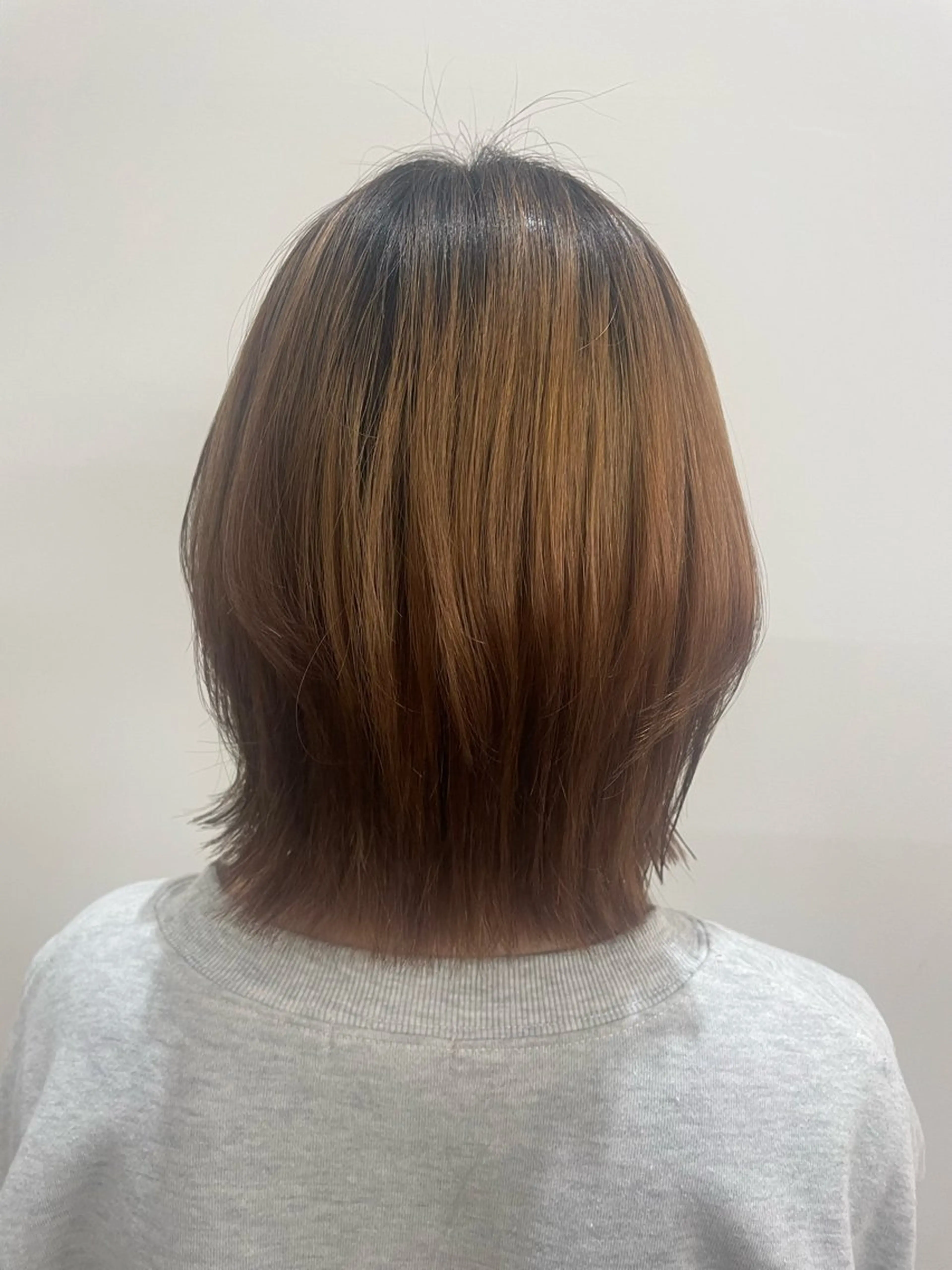 ミディアム hairs BEAU 藤田彩夏のヘアスタイル