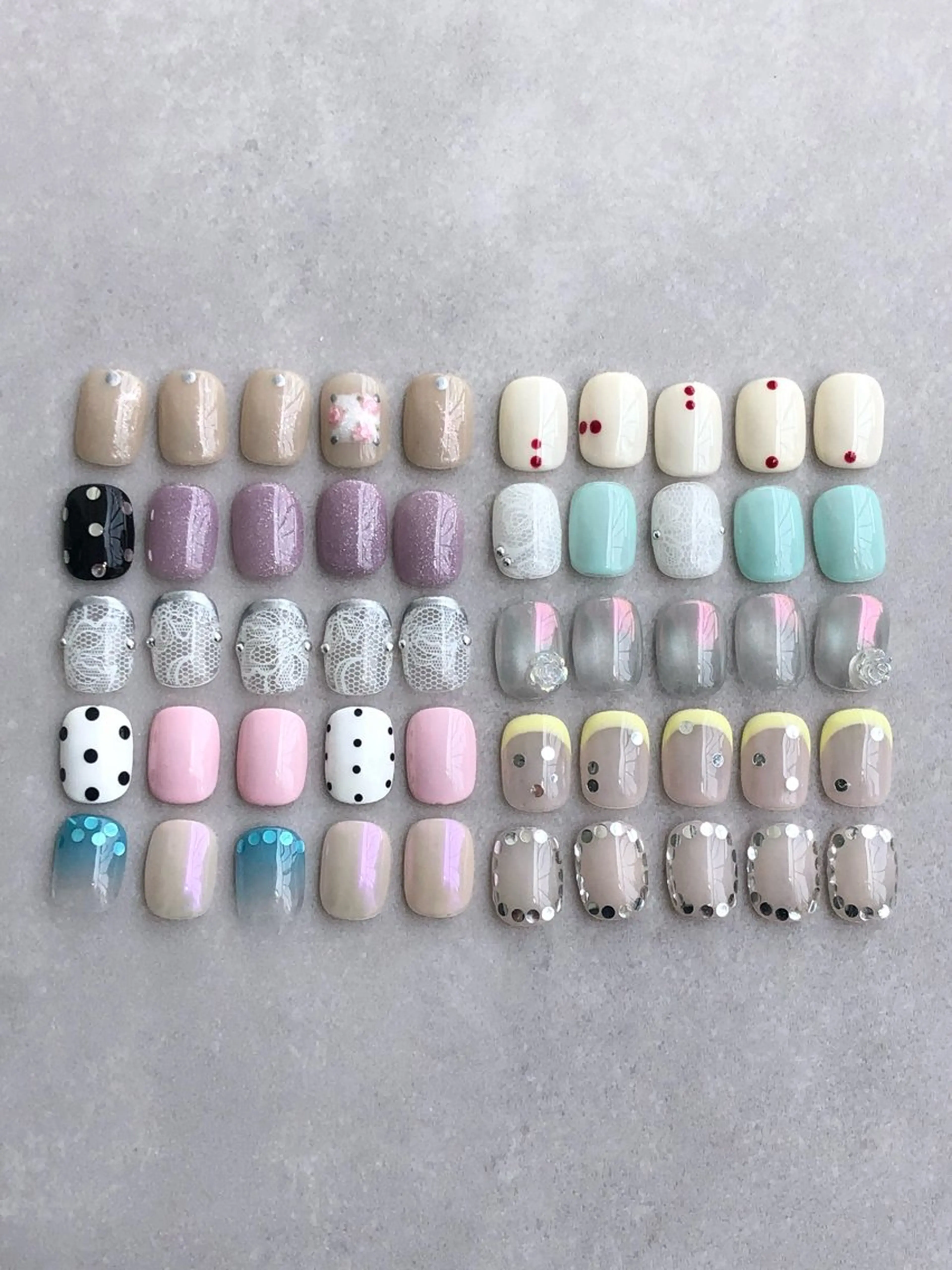 ネイル ハンドネイル 【marl】 cocoaのネイルデザイン