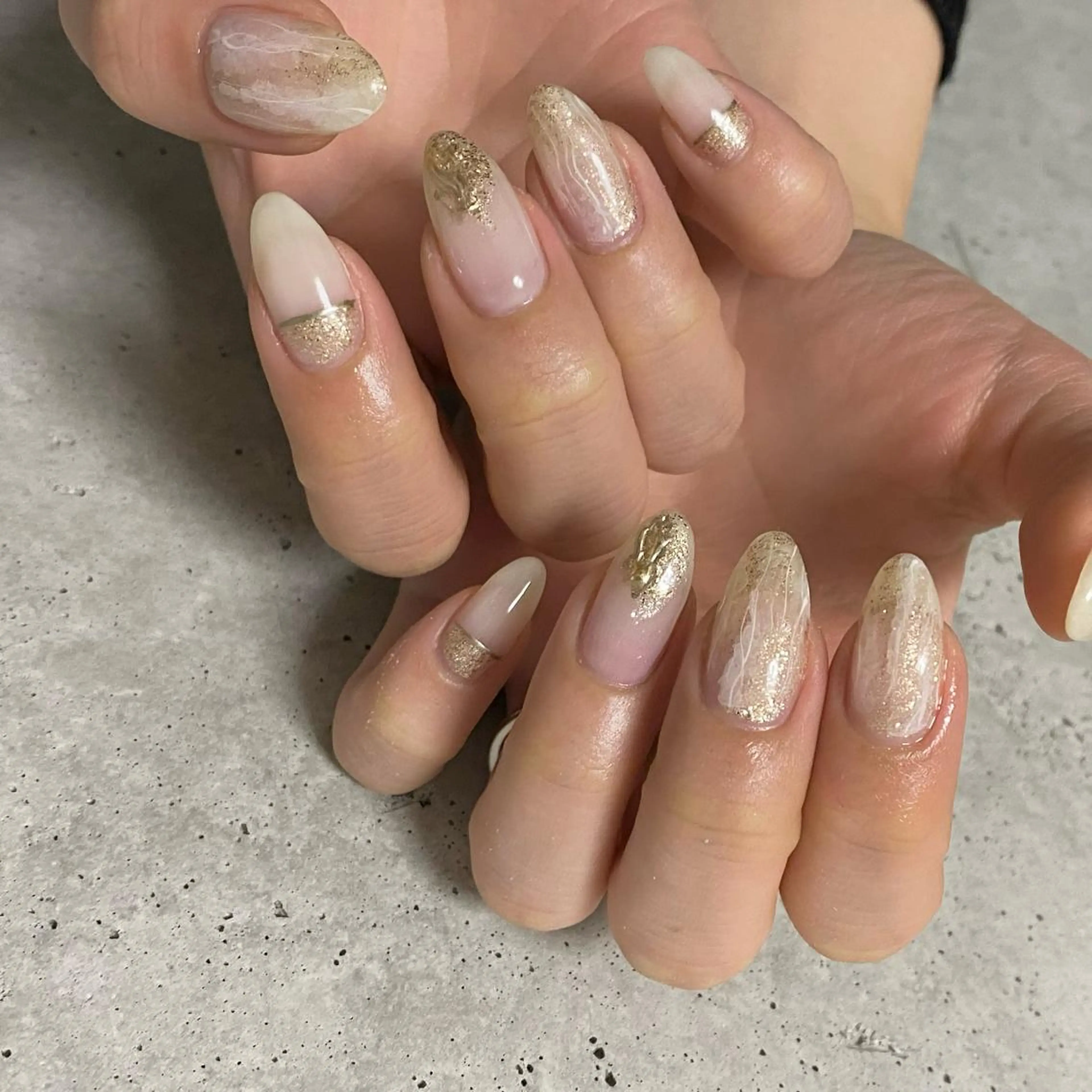 ネイル Ray. ／綺麗目ニュアンスのネイルデザイン