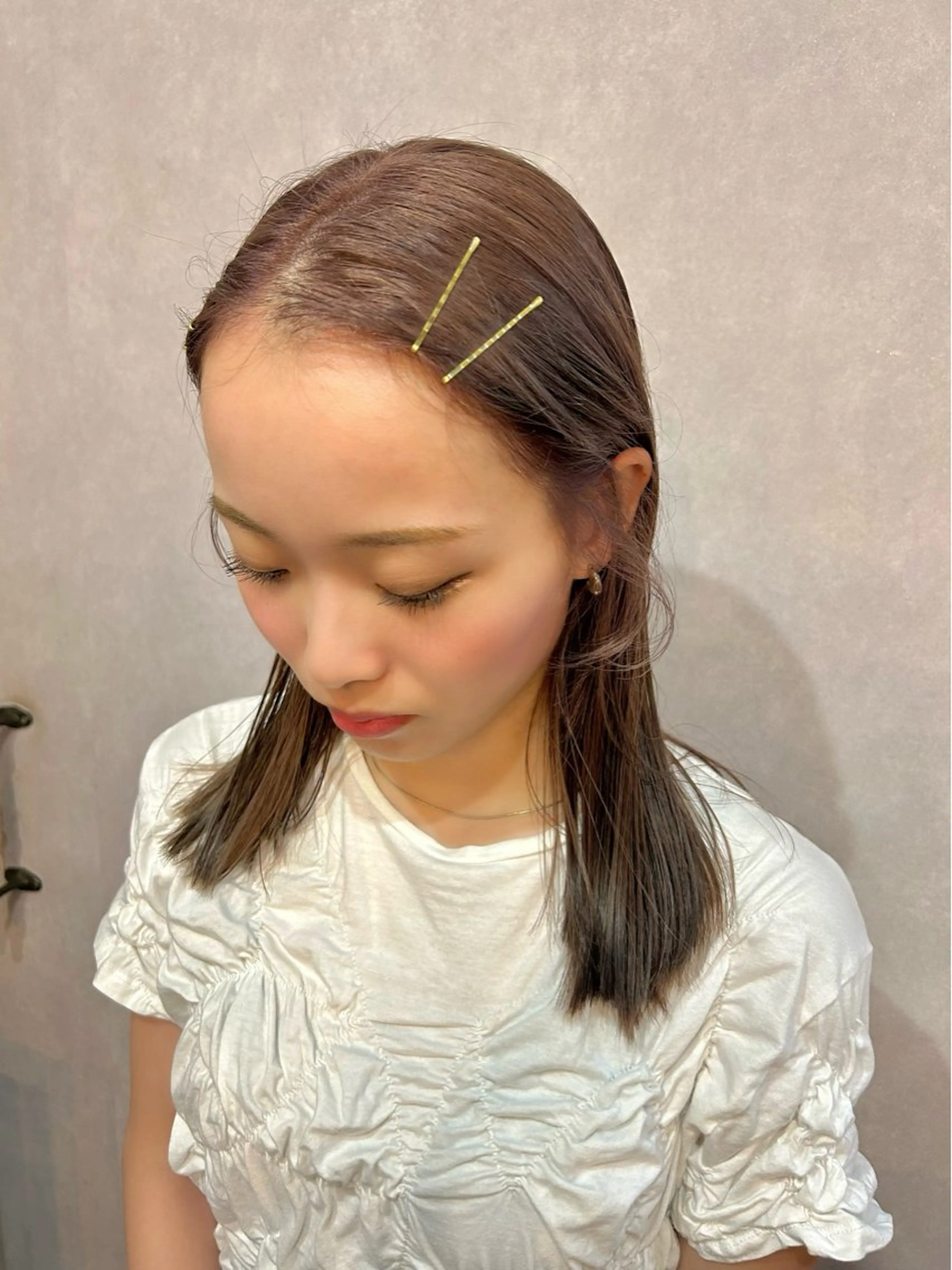 ミディアム ヘアカラー ハイトーン/ブリーチ 🧁soraのヘアスタイル