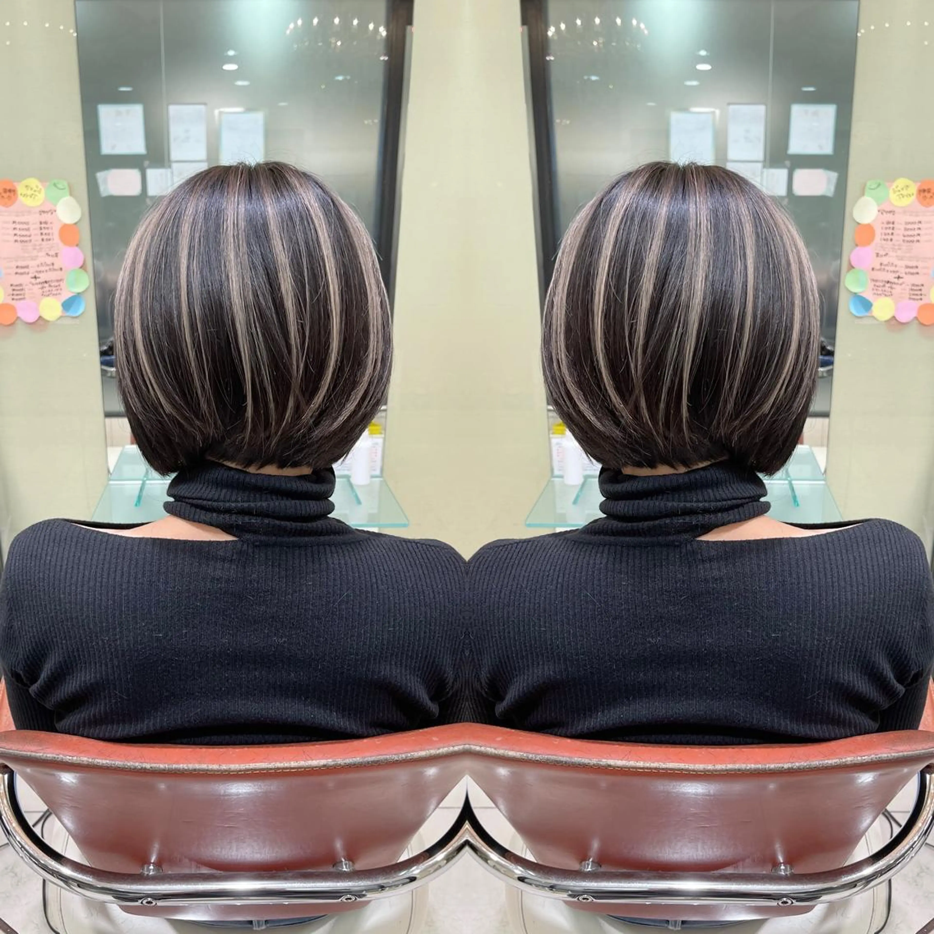 ショート カット ヘアカラー Y Uのヘアスタイル