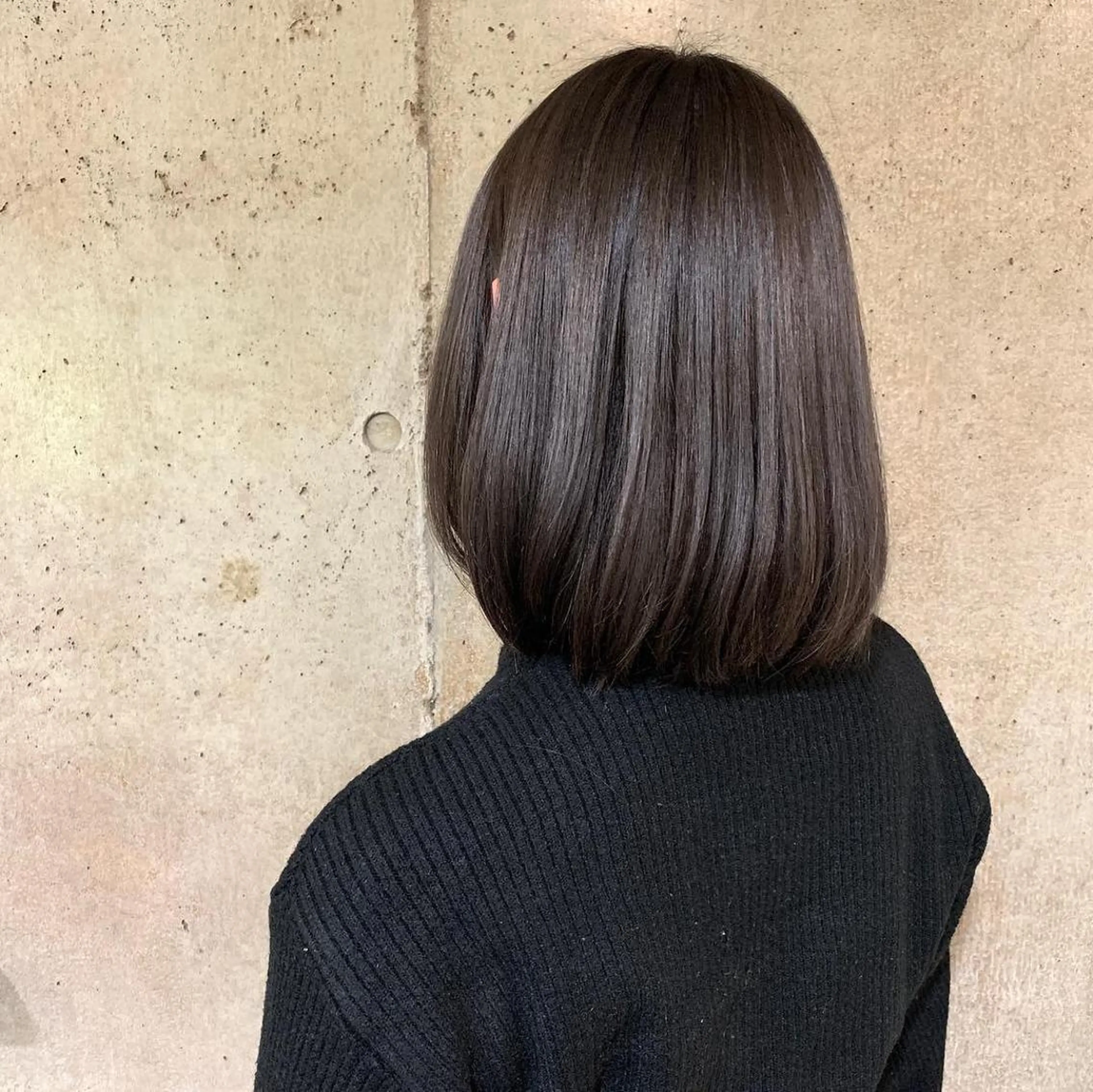 ミディアム カラー ハイトーンカラー 二宮 早智子のヘアスタイル