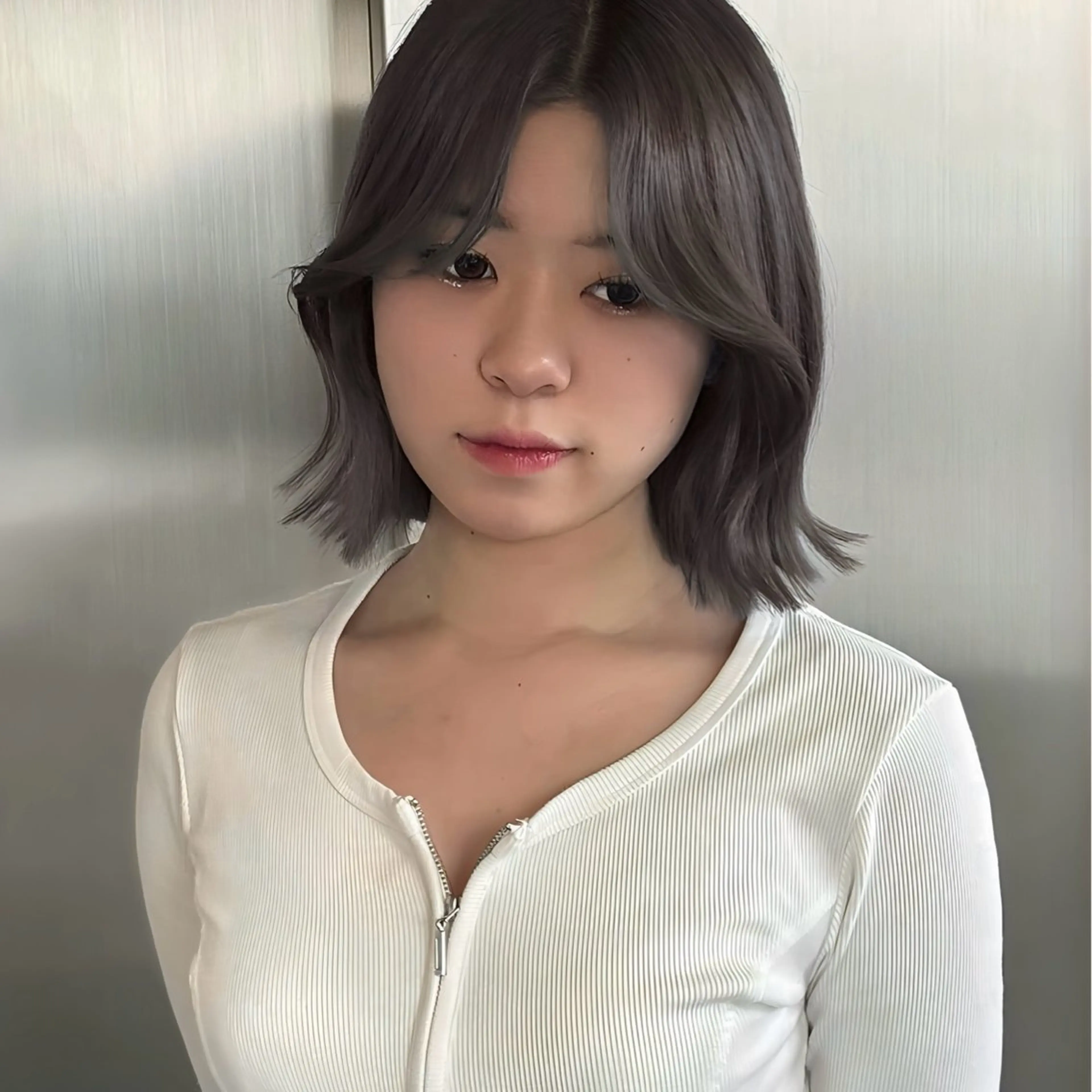 ミディアム トリートメント カット トリートメント ao - 赤み消し ベージュ/大阪梅田のヘアスタイル