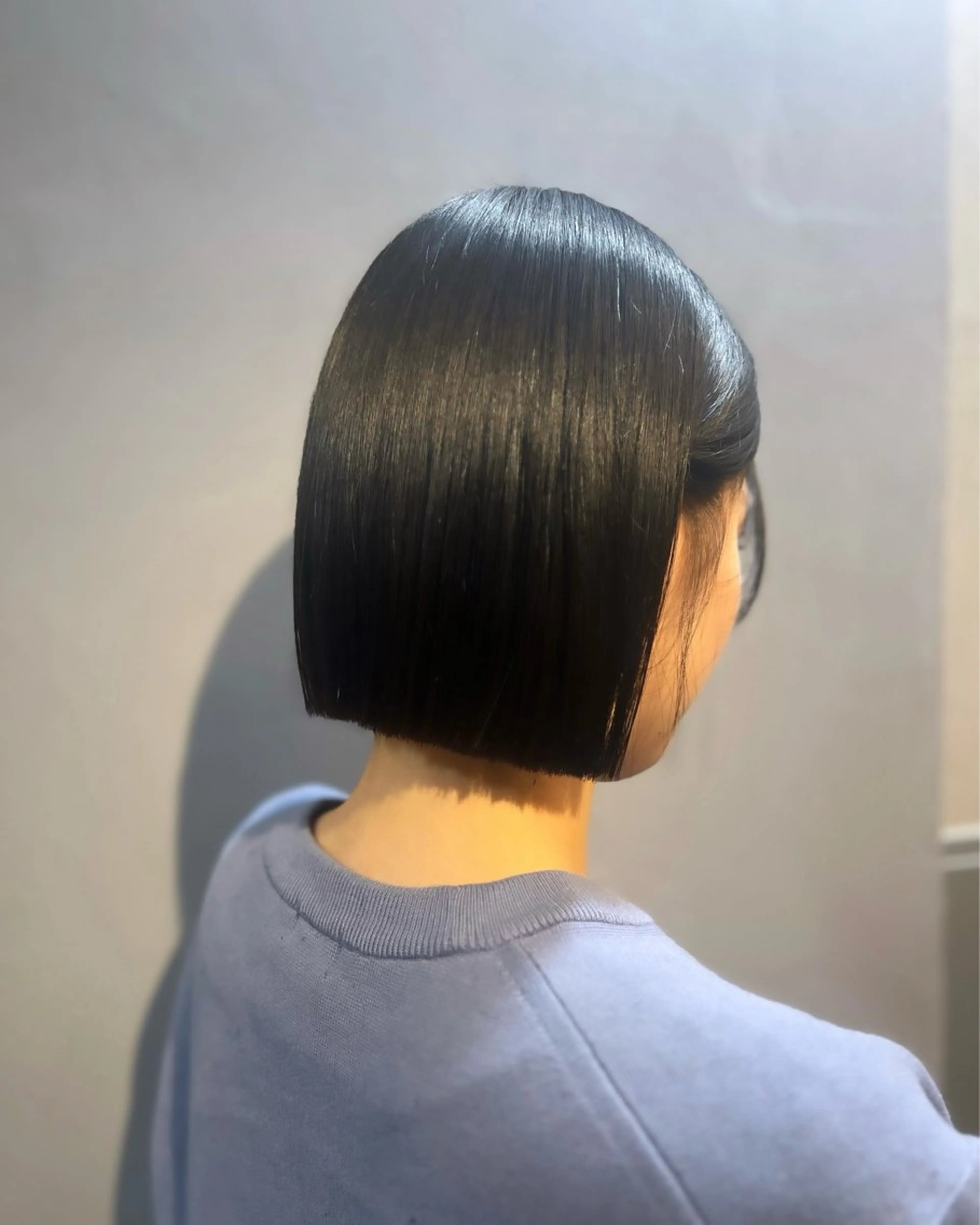 ショート 切りっぱなしボブ ボブ 神戸ボブ✂️ ioe三宮/田 伸佳のヘアスタイル