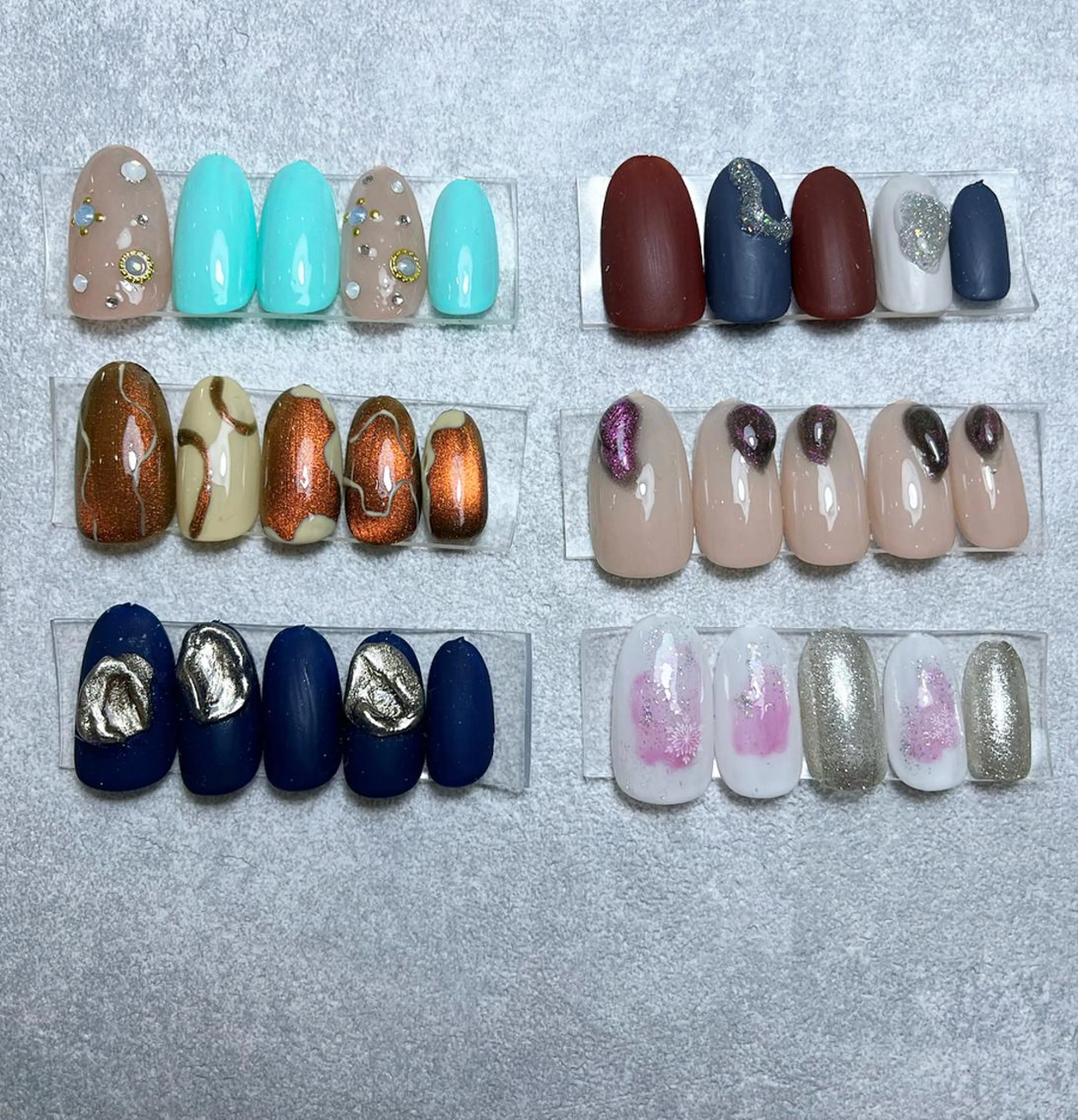 ネイル アートネイル ジェルネイル ニュアンスネイル 冬ネイル #Amin nail salonのネイルデザイン